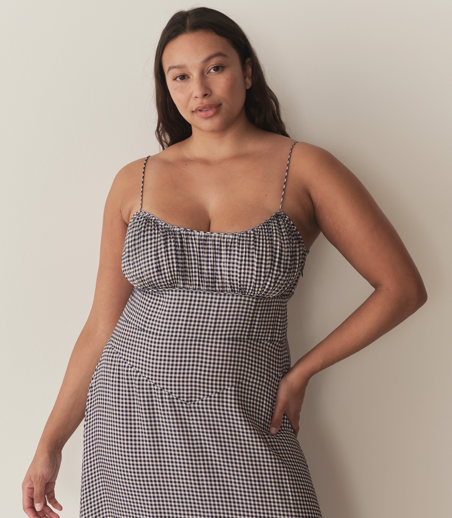 HMD -- ROSARIA DRESS -- SANTA MARINA GINGHAM view 2
