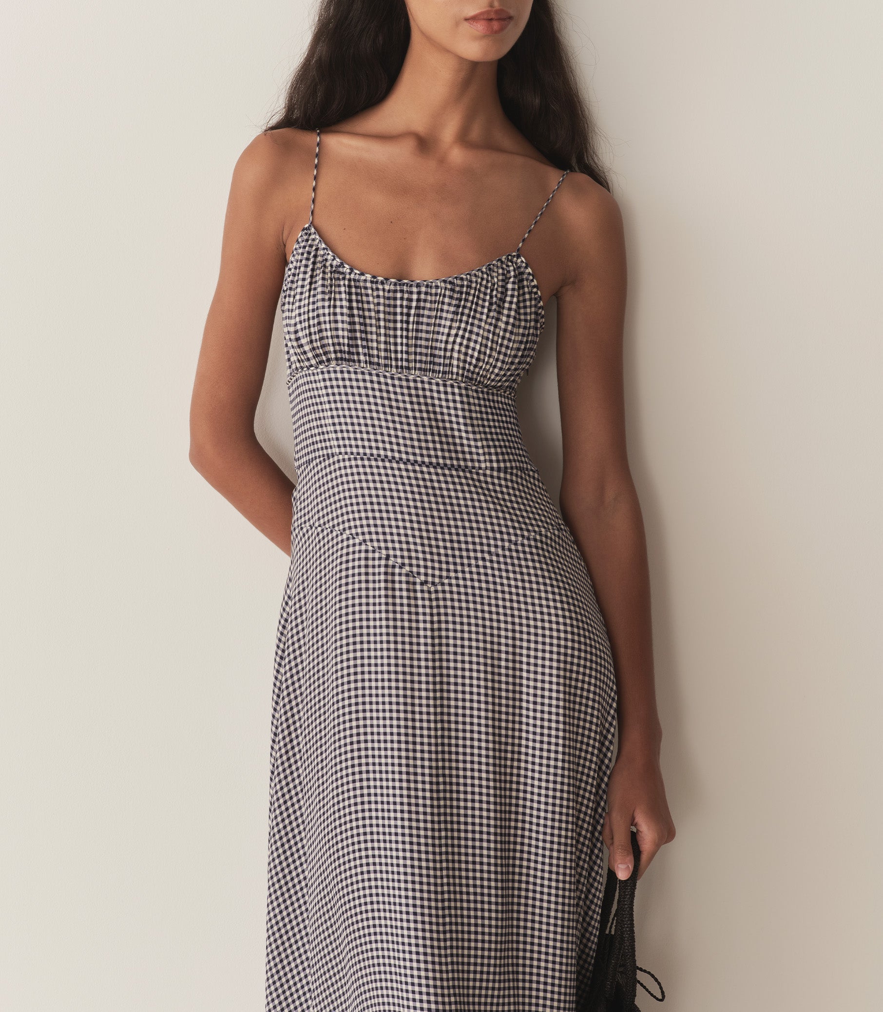 HMD -- ROSARIA DRESS -- SANTA MARINA GINGHAM view 3

