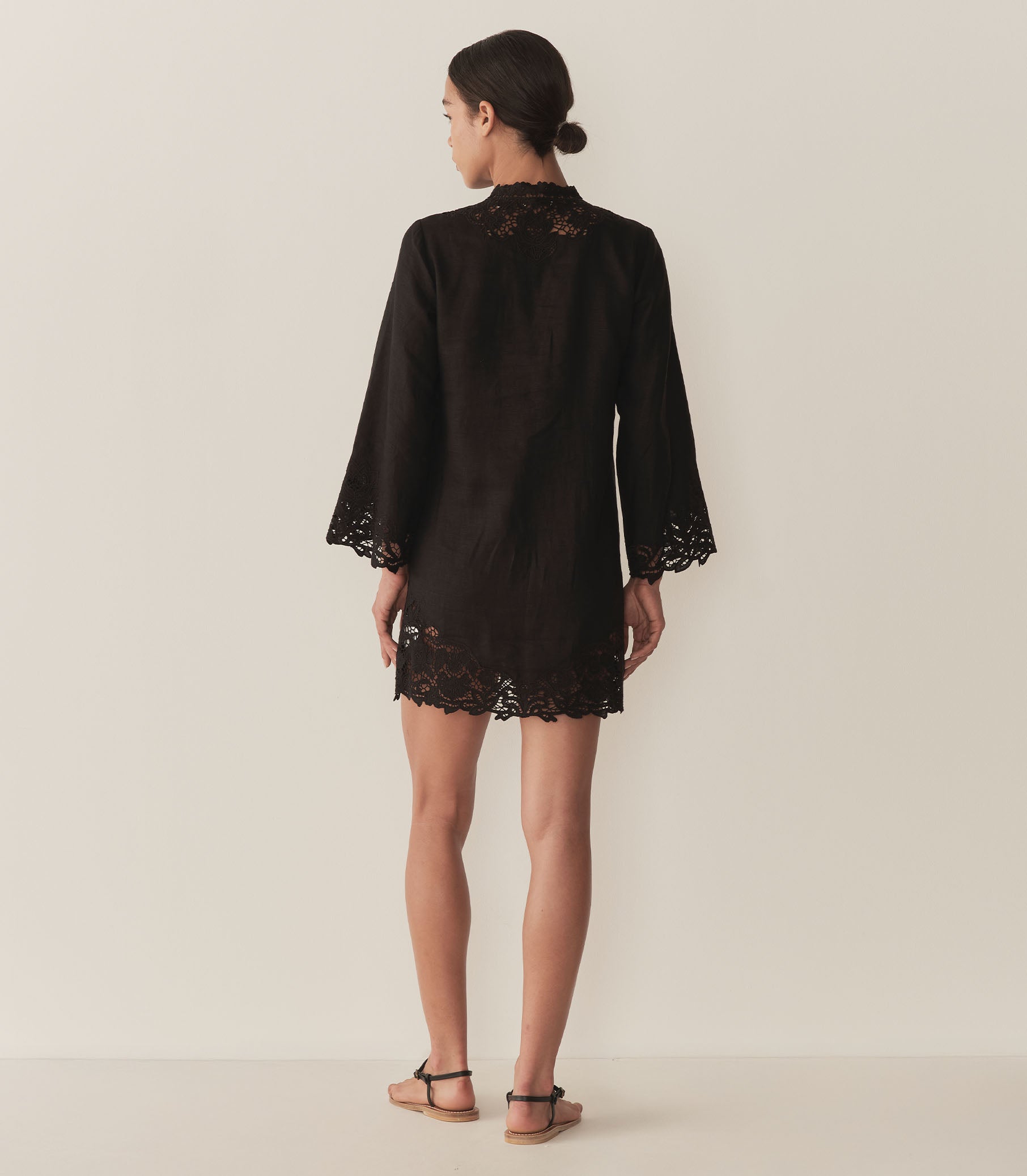 ROSELIE TUNIC -- BLACK view 4