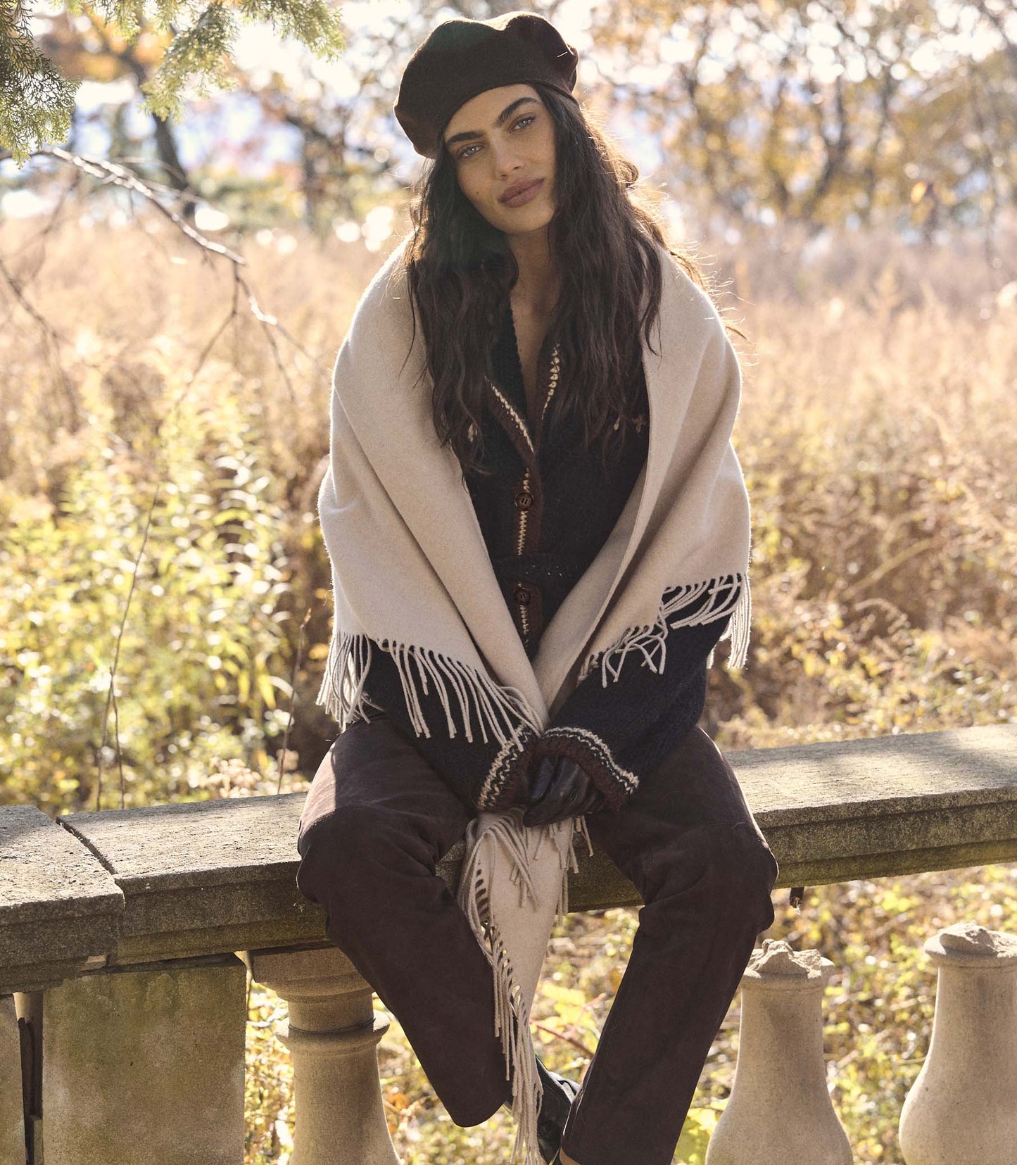 ROUEN PASHMINA -- CREAM