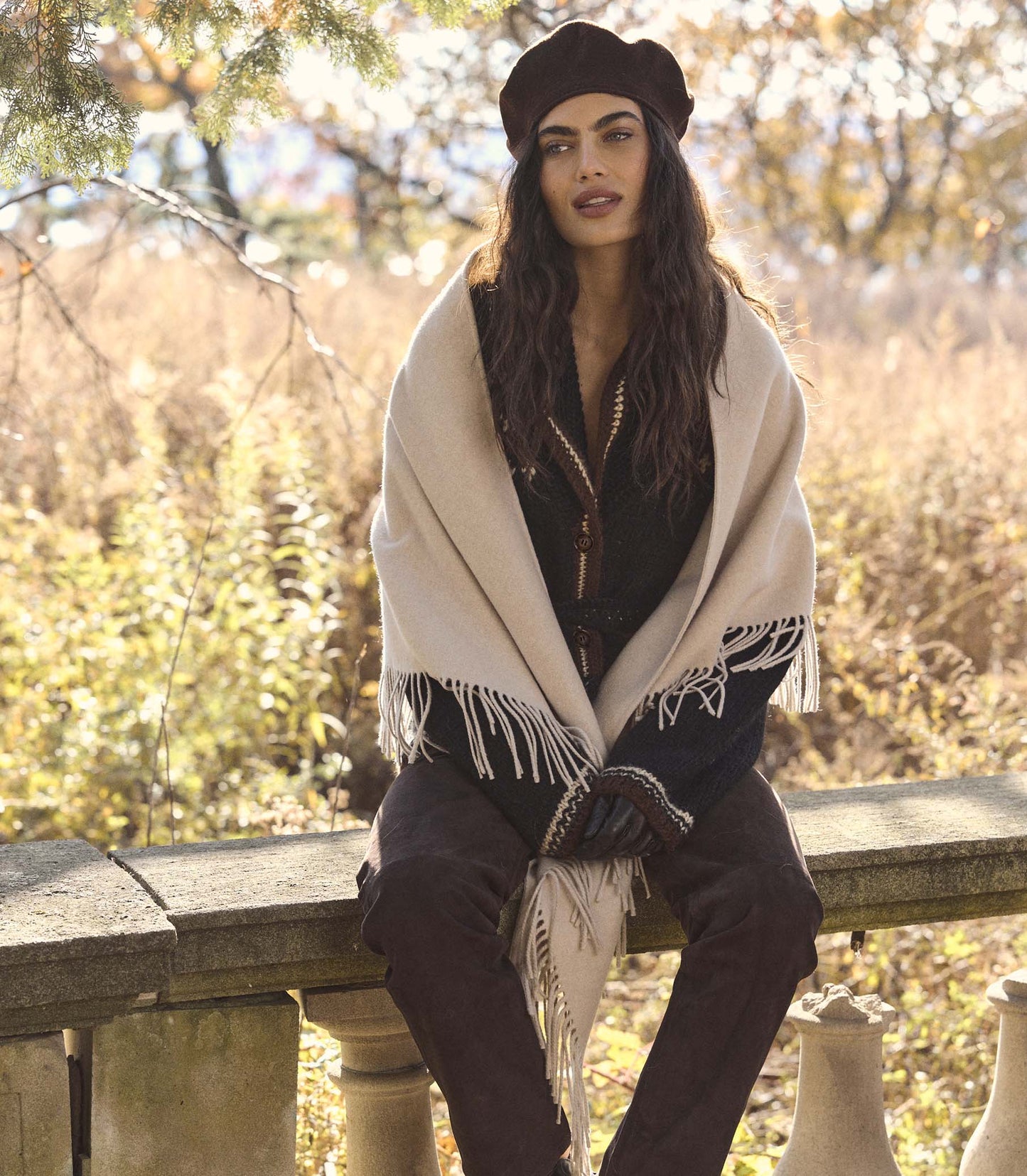 ROUEN PASHMINA -- CREAM