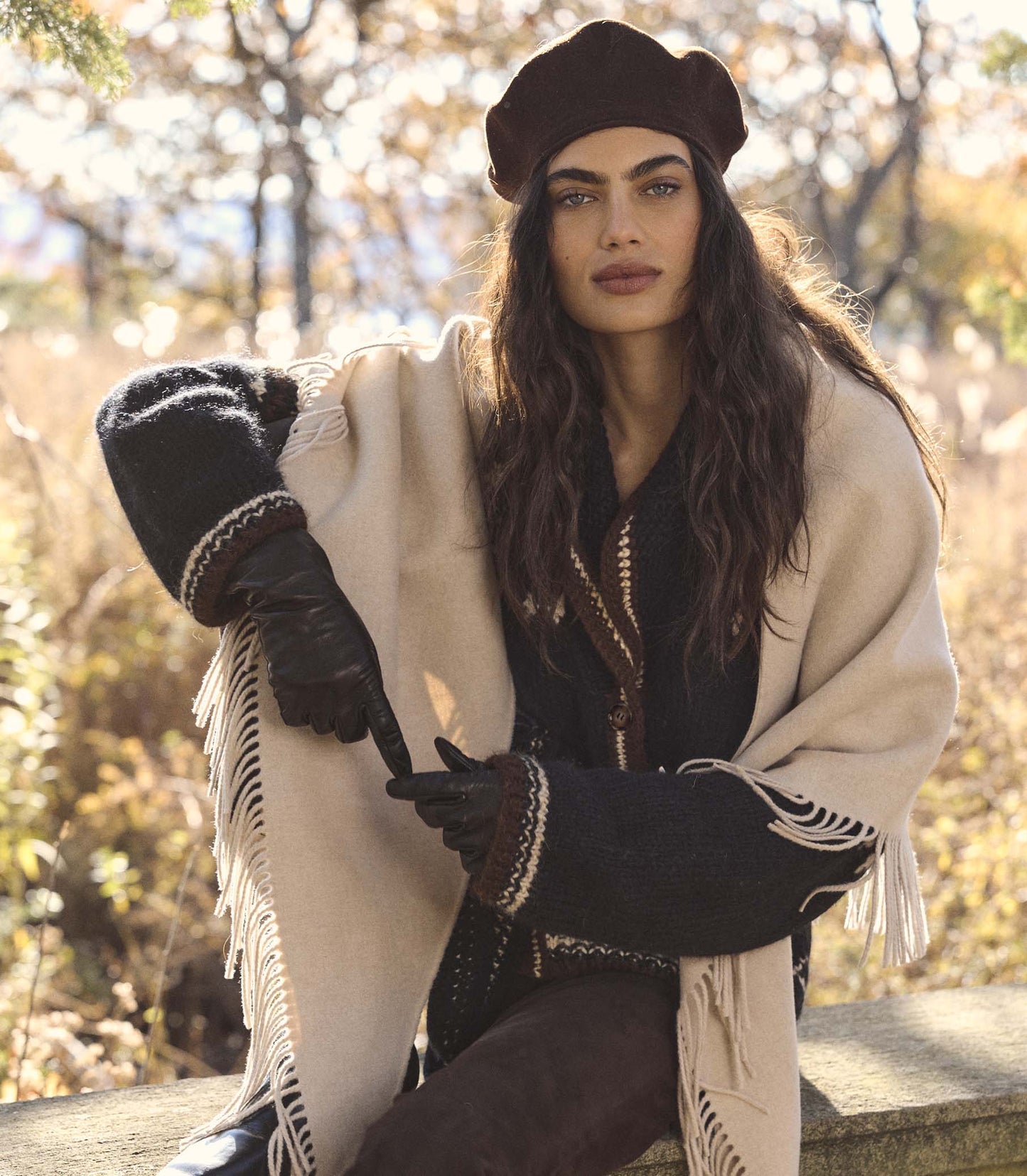 ROUEN PASHMINA -- CREAM