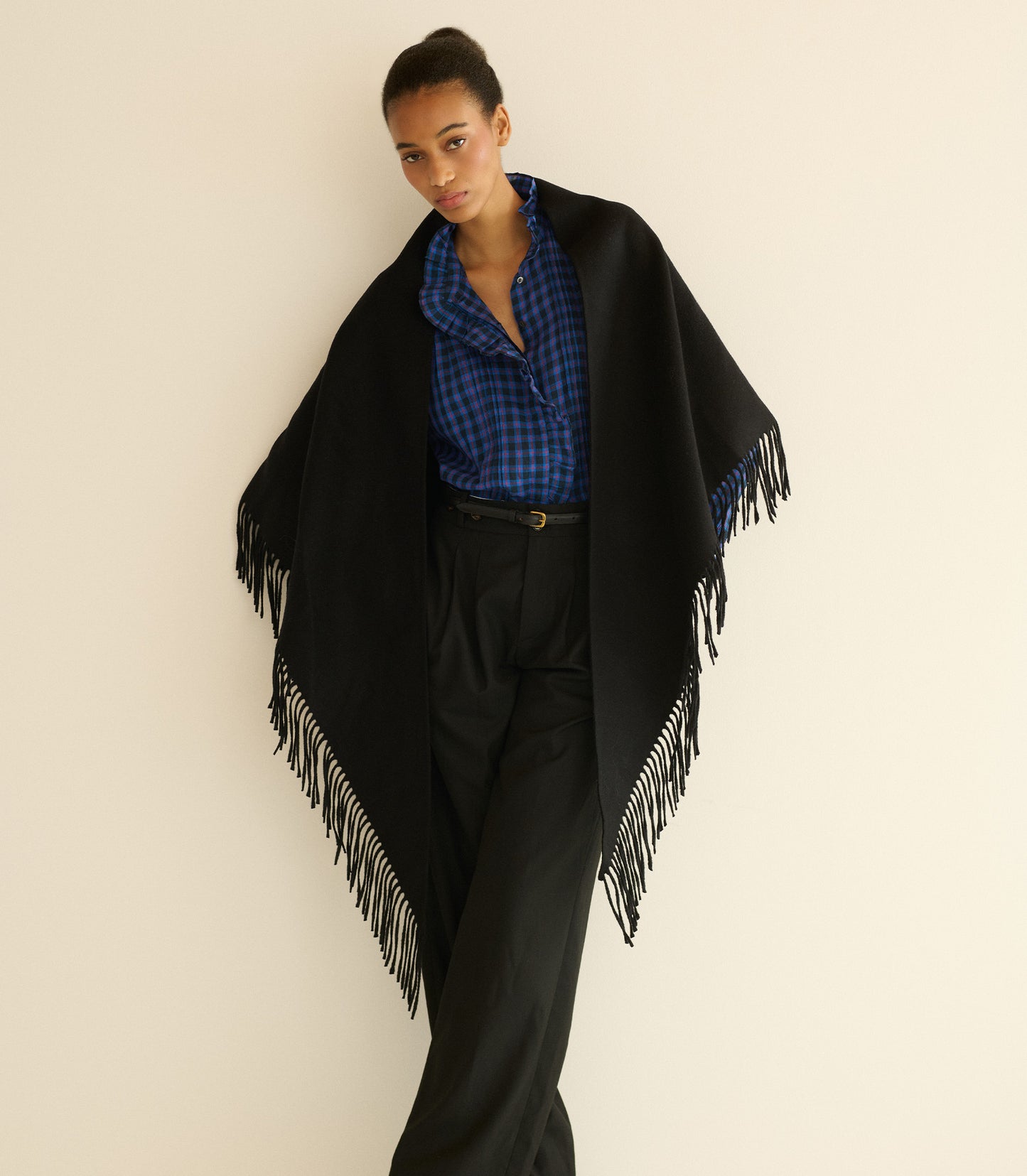 ROUEN PASHMINA -- BLACK