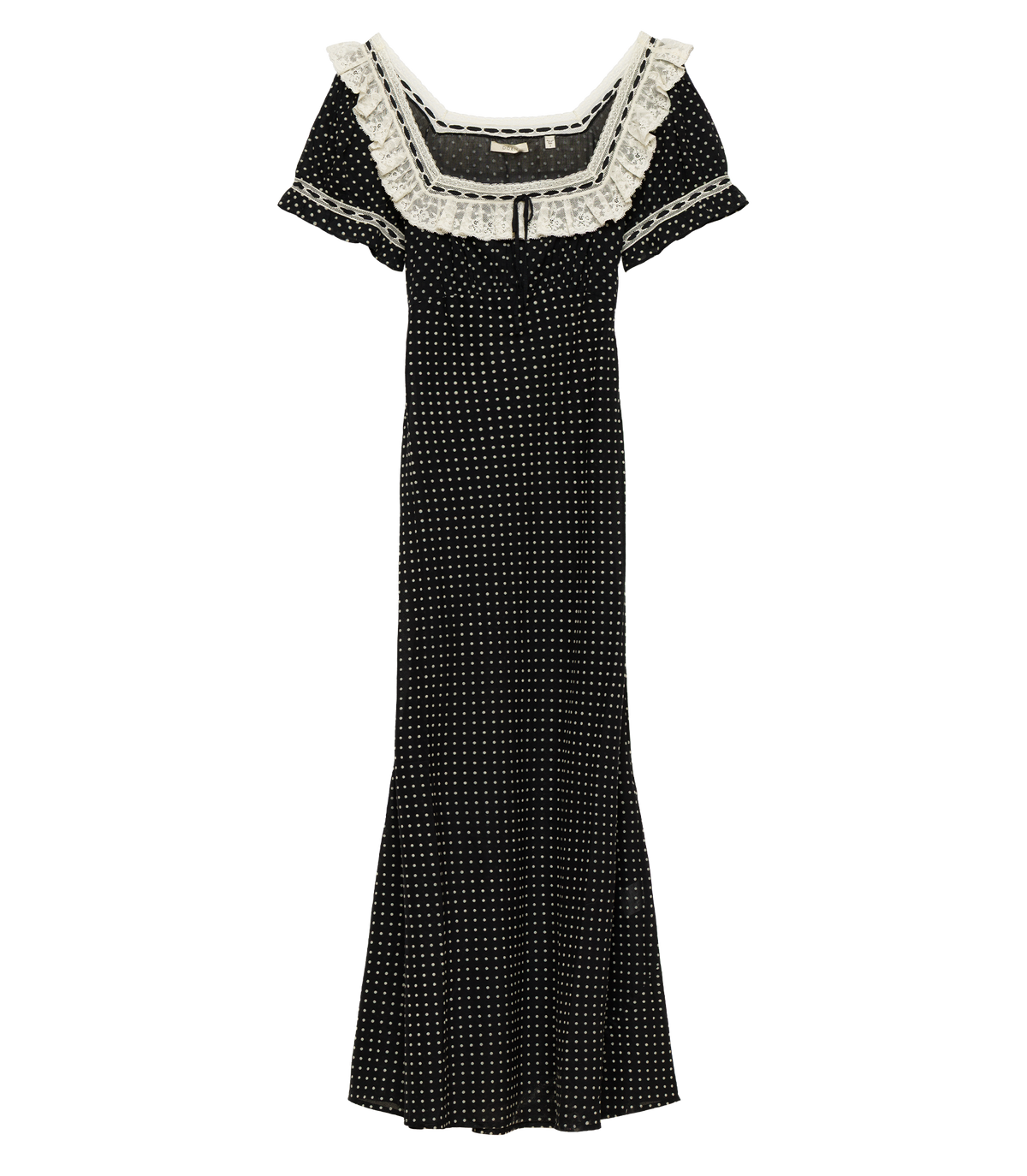 ROWAN DRESS -- NOIR DOT view 6
