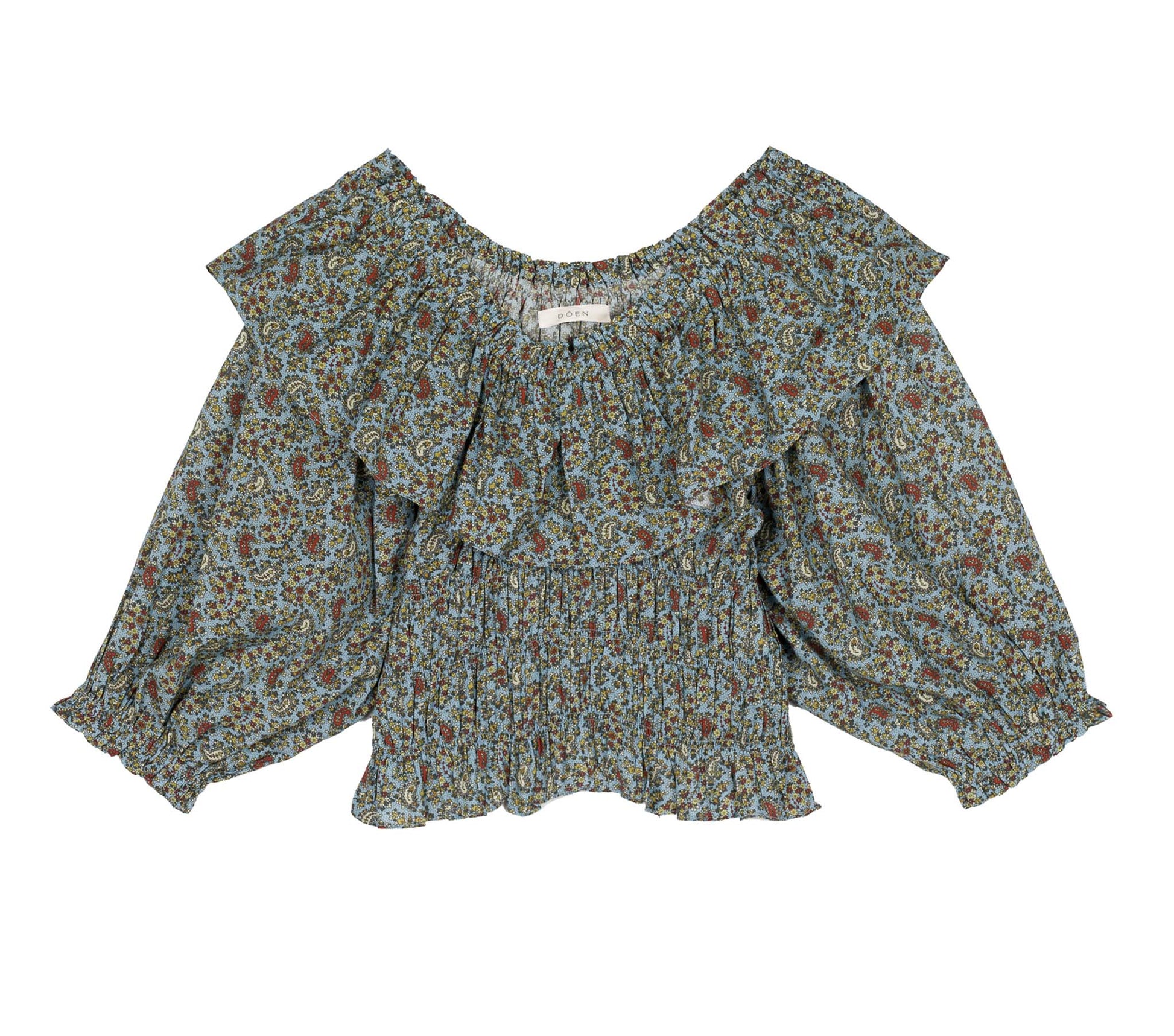 HMD -- LUCE TOP -- BLUE TISBURY PAISLEY view 3