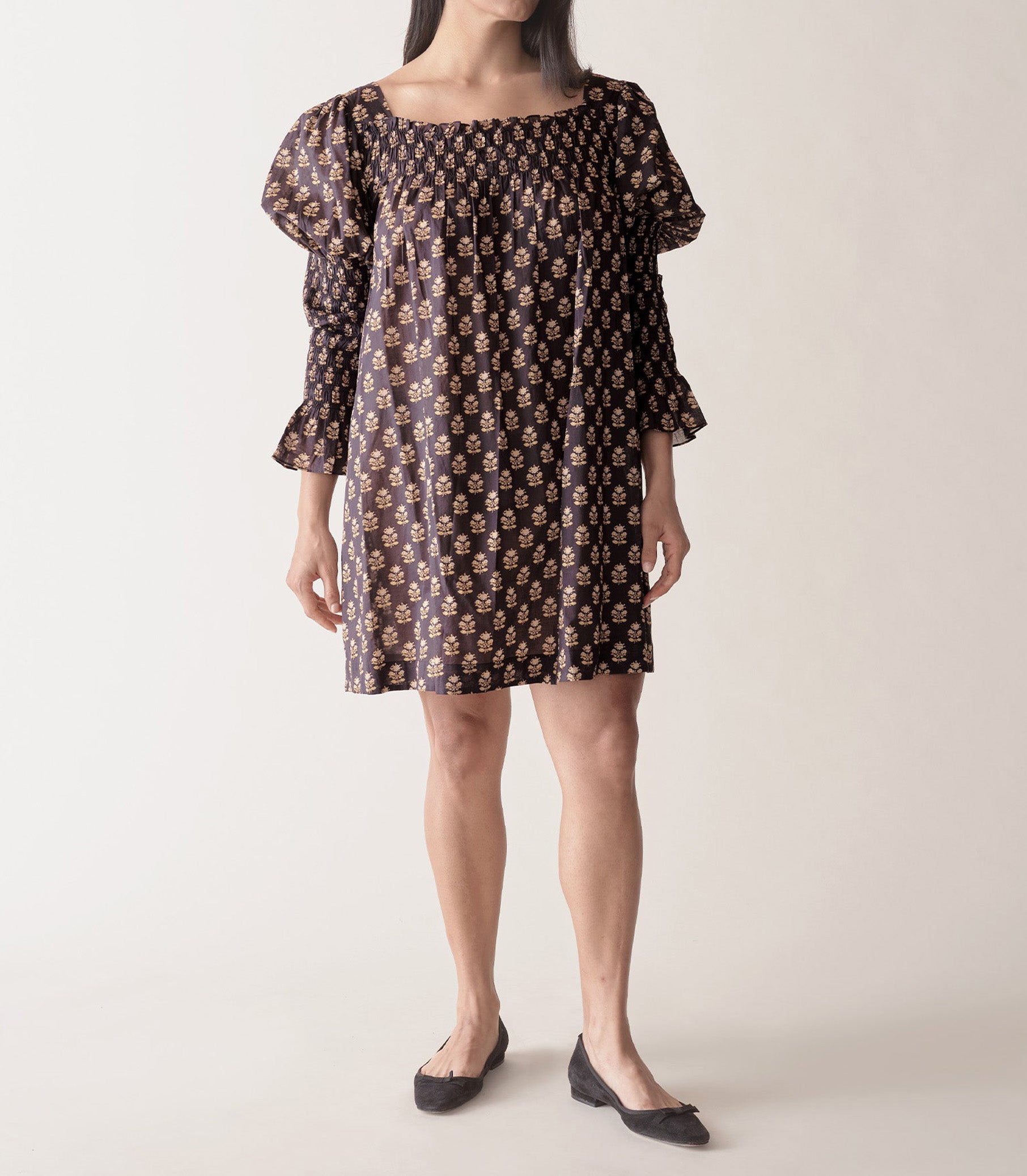 HMD -- SABIA DRESS -- NOIR MEADOWSWEET FLORAL view 5
