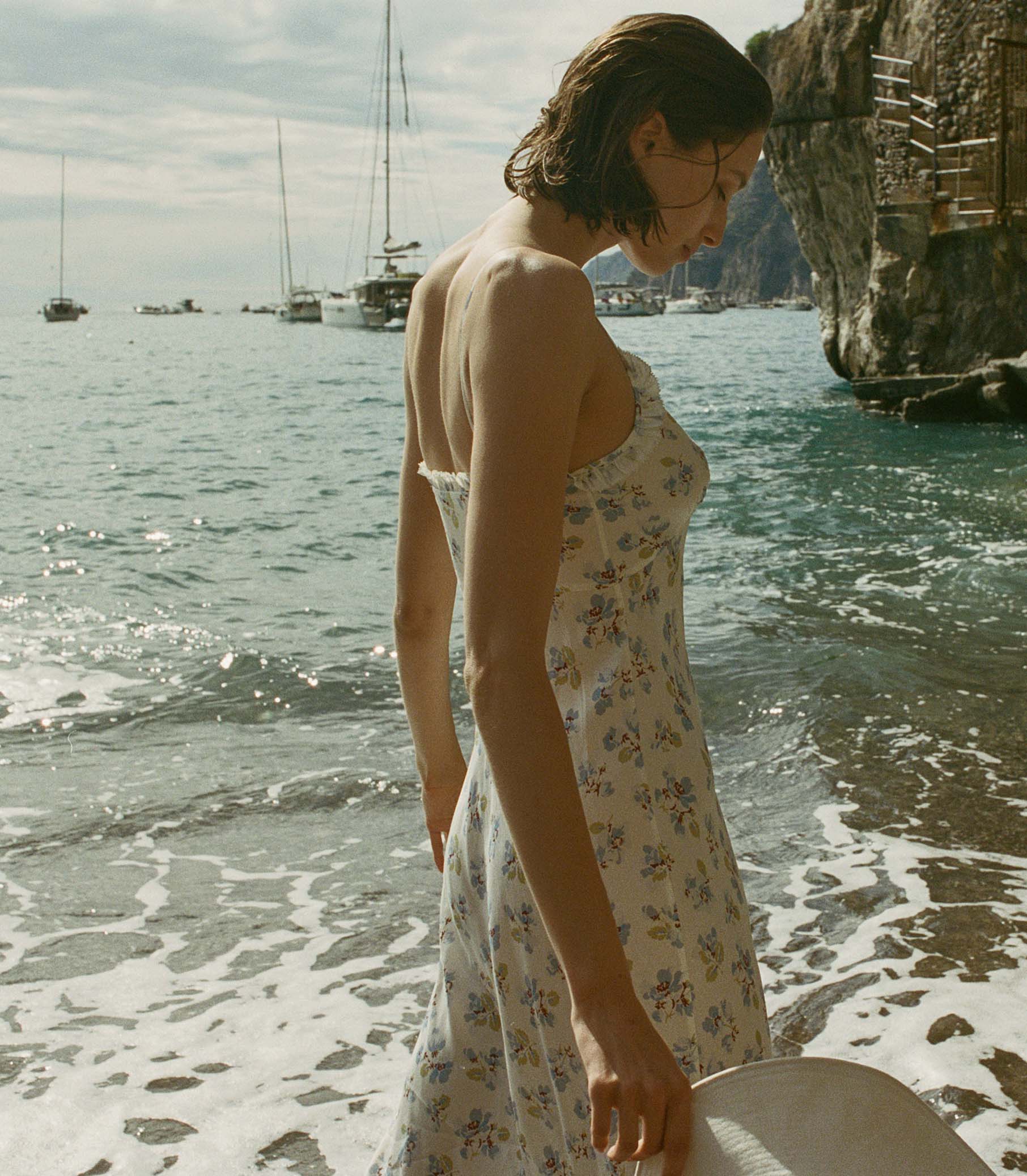 HMD -- SANDIA DRESS -- BLEU FROLICKING FLORAL view 5
