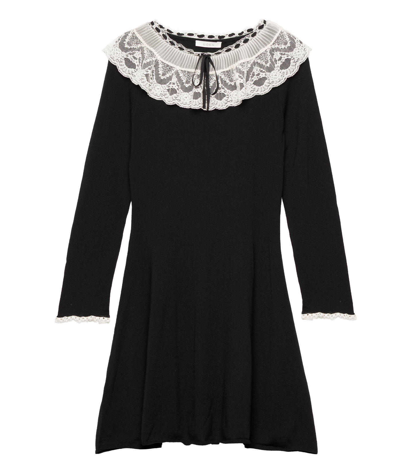 SANDRINE DRESS -- BLACK