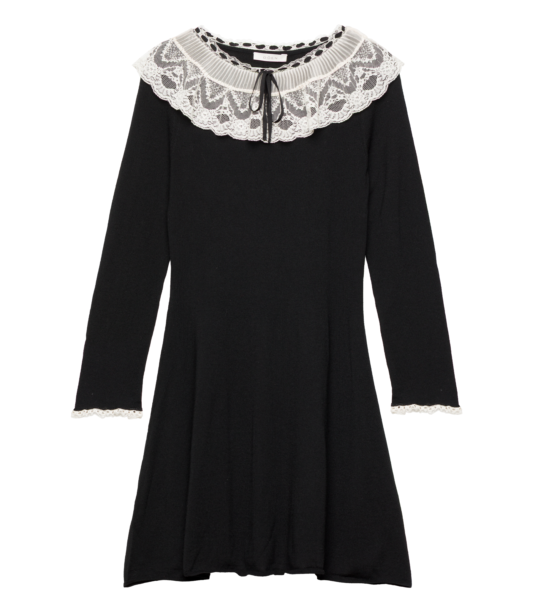 SANDRINE DRESS -- BLACK view 10