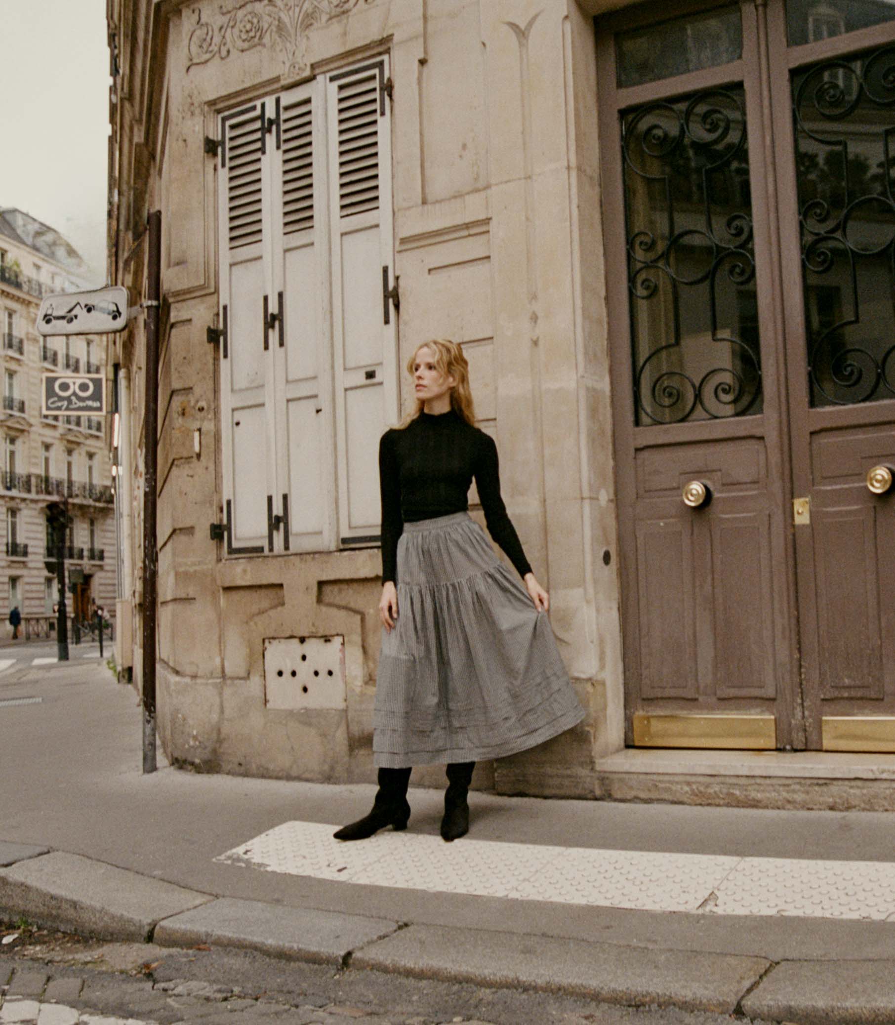 HMD -- SEBASTIANE SKIRT -- LA MADDALENA GINGHAM view 5
