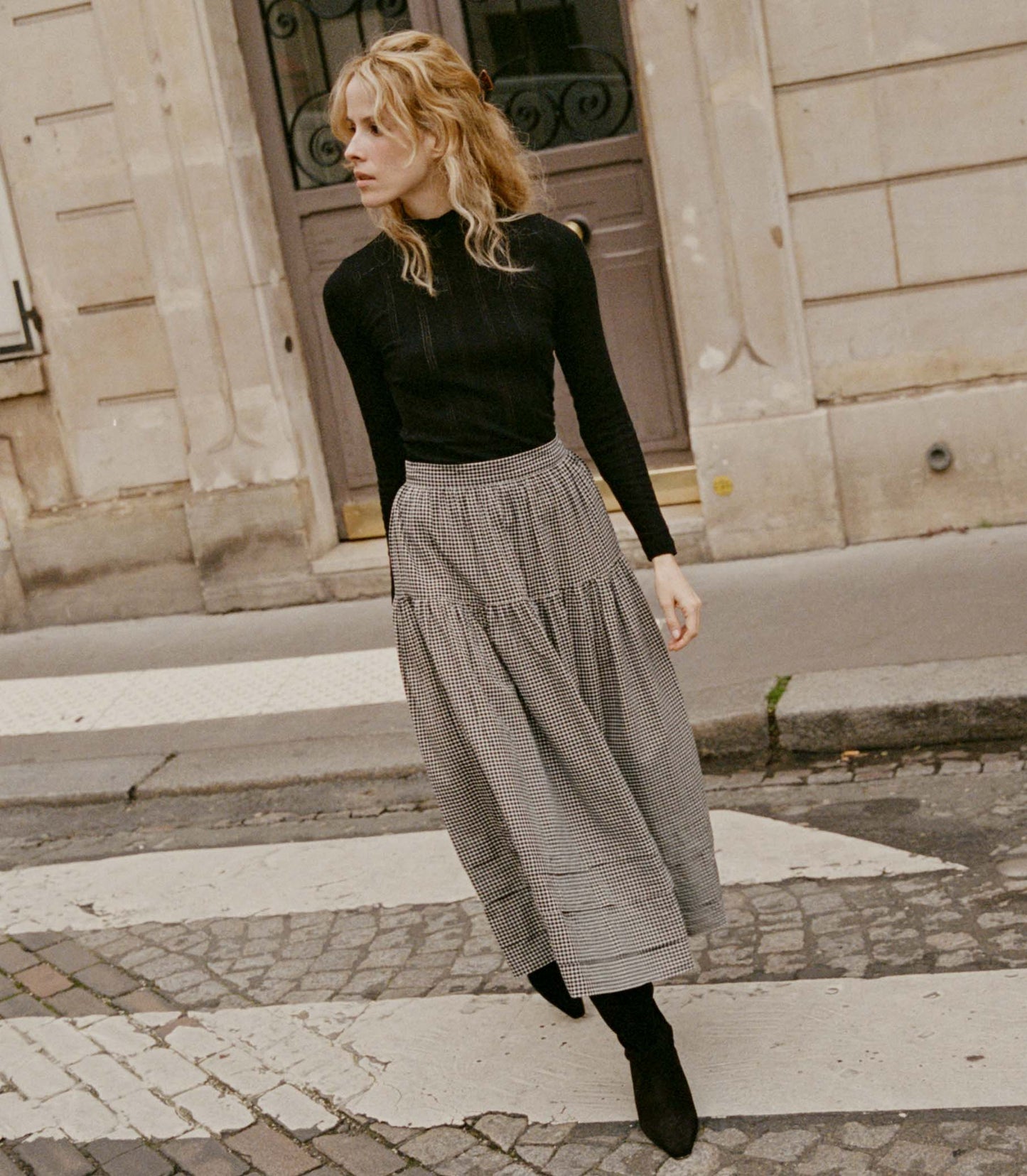 HMD -- SEBASTIANE SKIRT -- LA MADDALENA GINGHAM