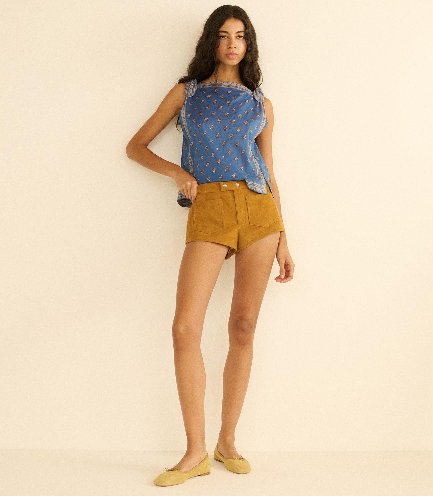 SEDONA SUEDE SHORT -- BARREL