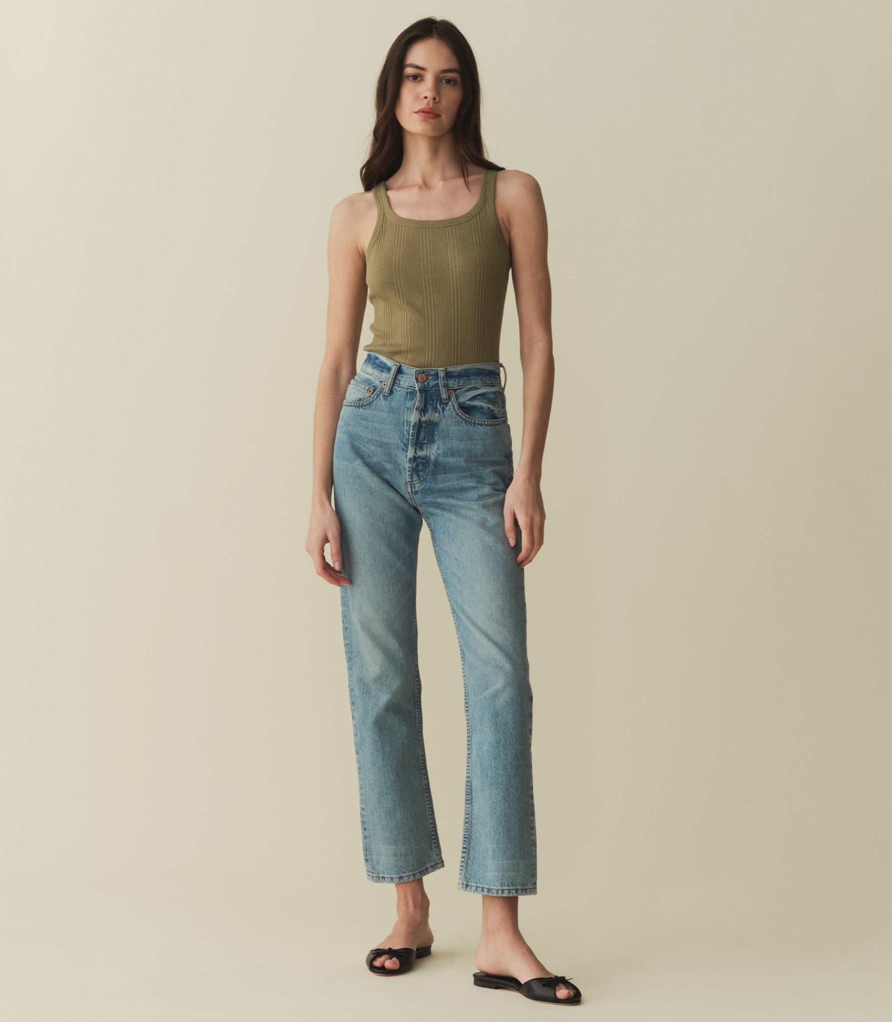 HMD -- SEINE CASHMERE BLEND TANK -- PASTURE view 2
