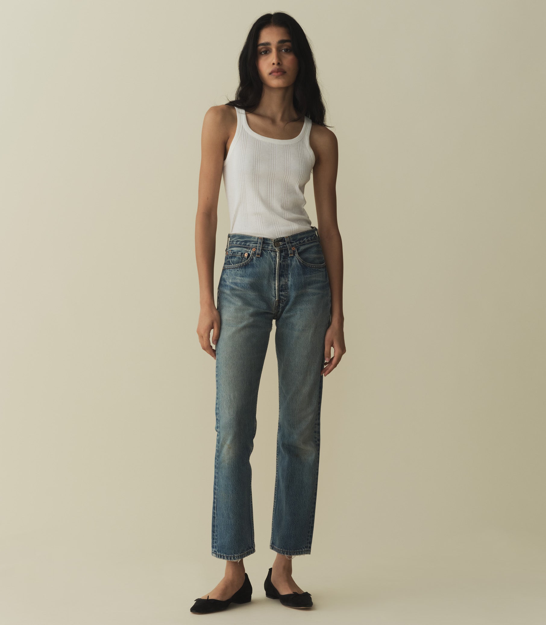 HMD -- SEINE CASHMERE BLEND TANK -- SALT view 2
