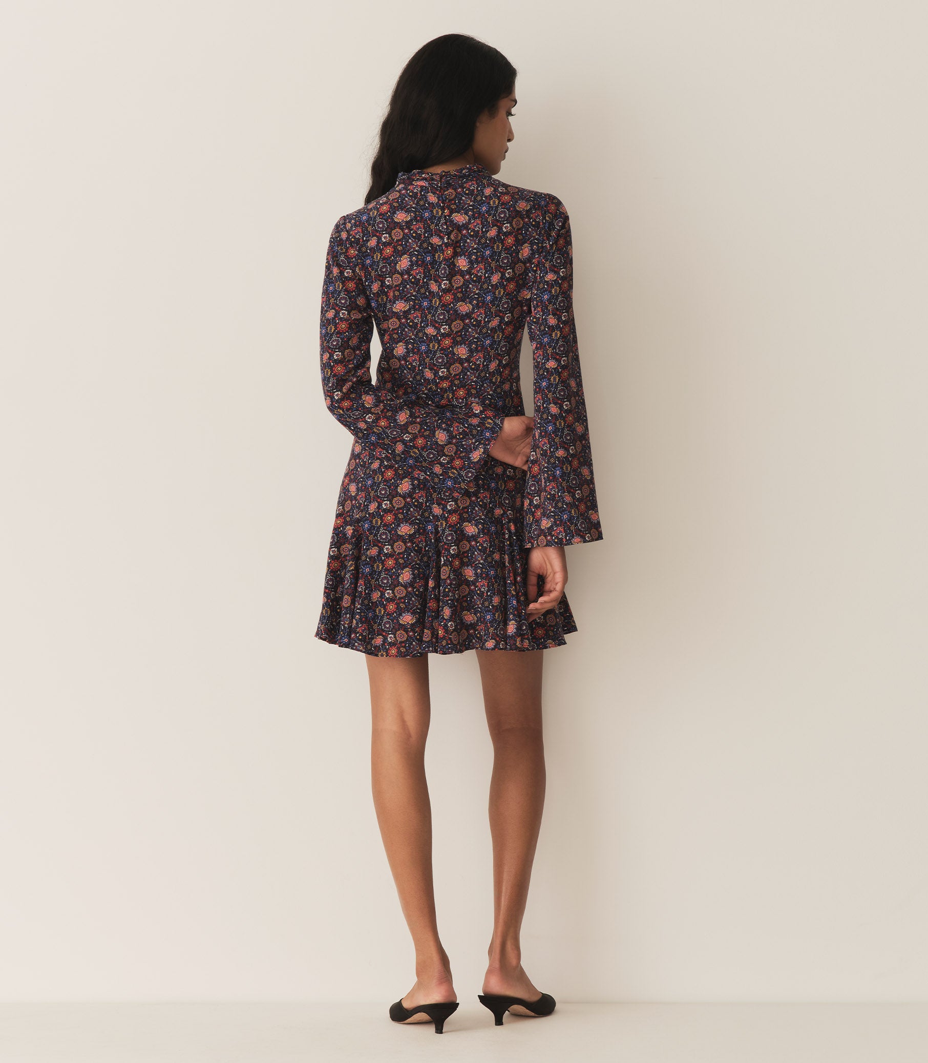 SELENA DRESS -- MIDNIGHT RIVIERA MEDALLION view 3