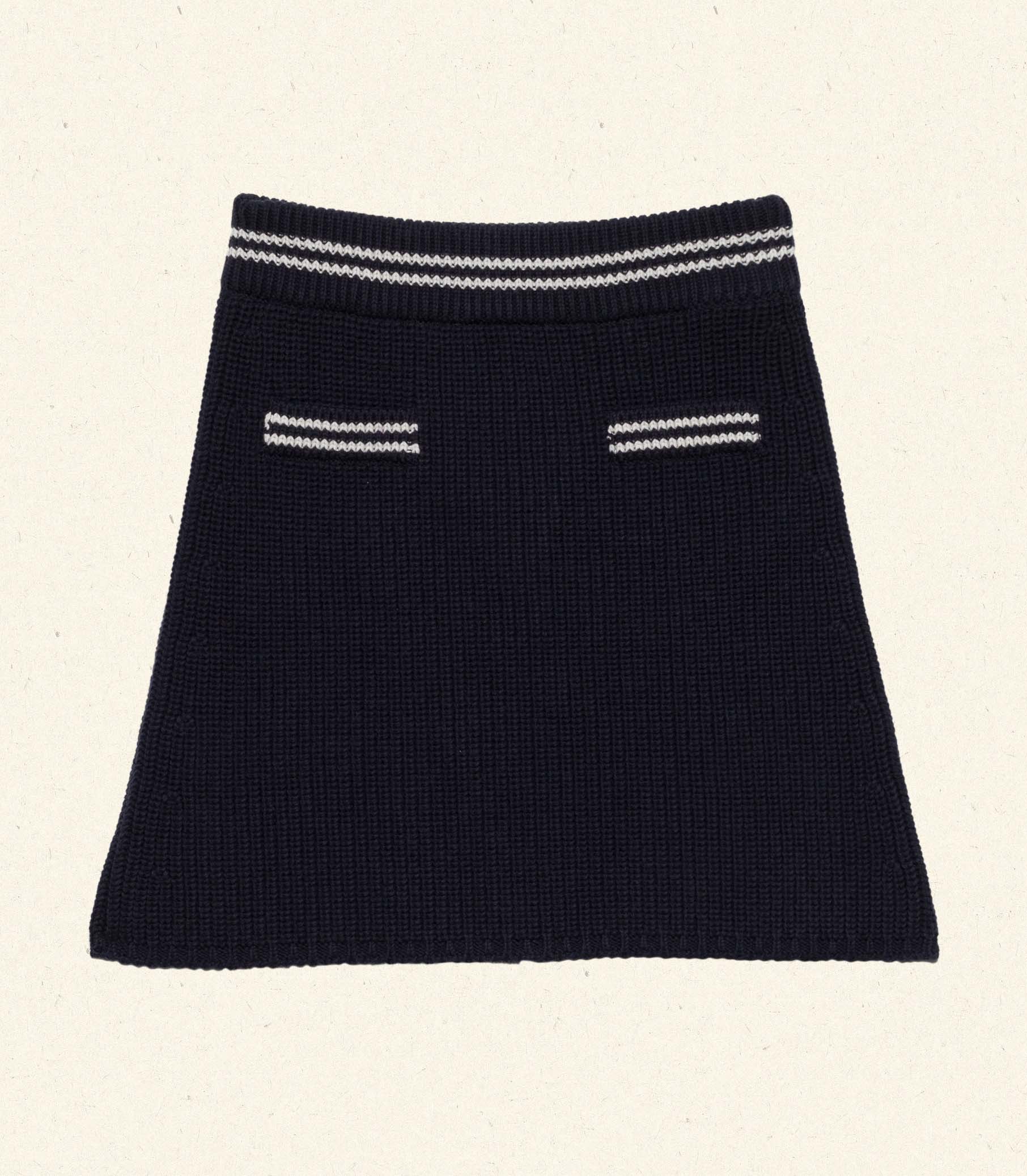 SEYMOUR SKIRT -- DEEP NAVY view 4