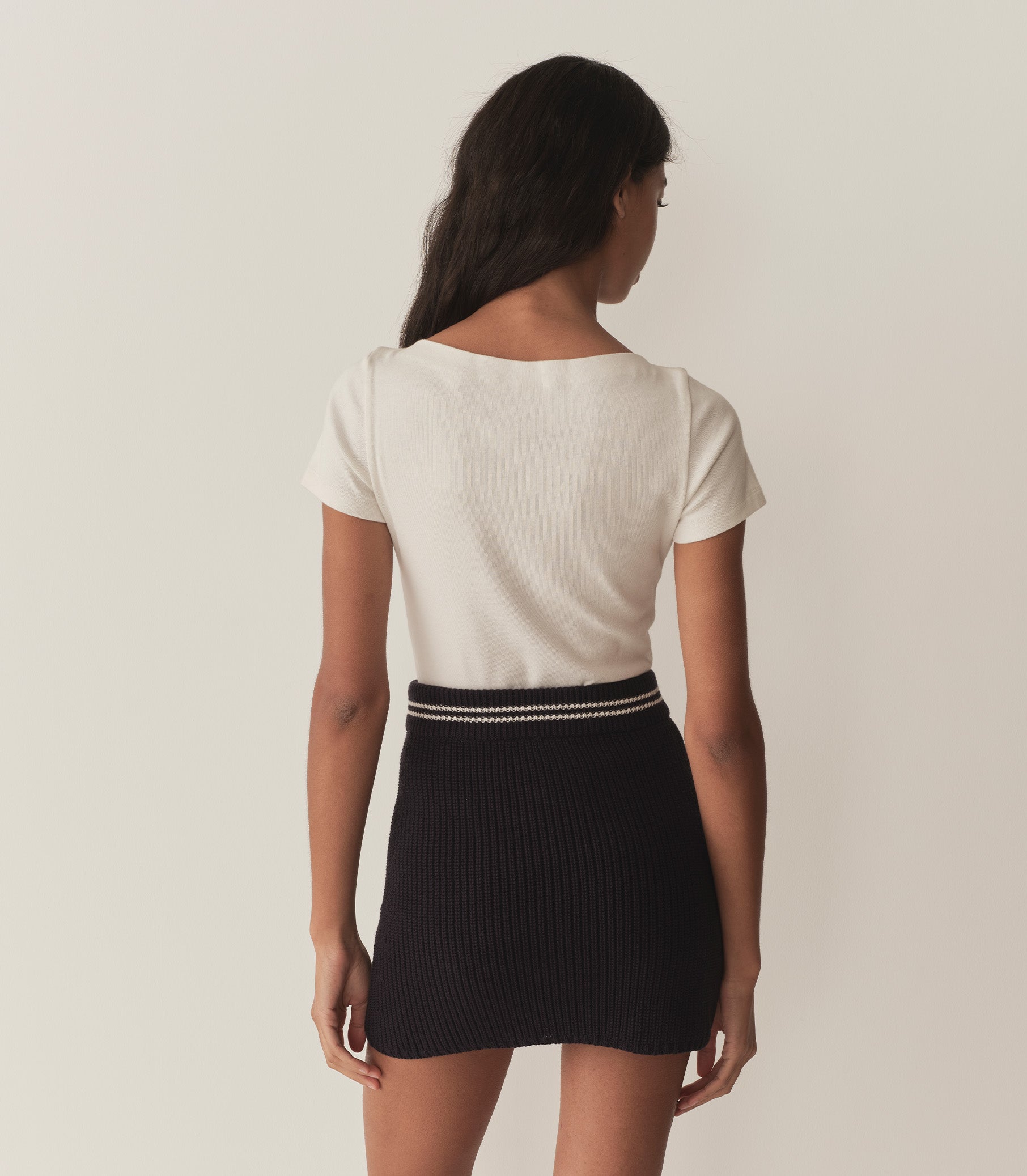 SEYMOUR SKIRT -- DEEP NAVY view 3
