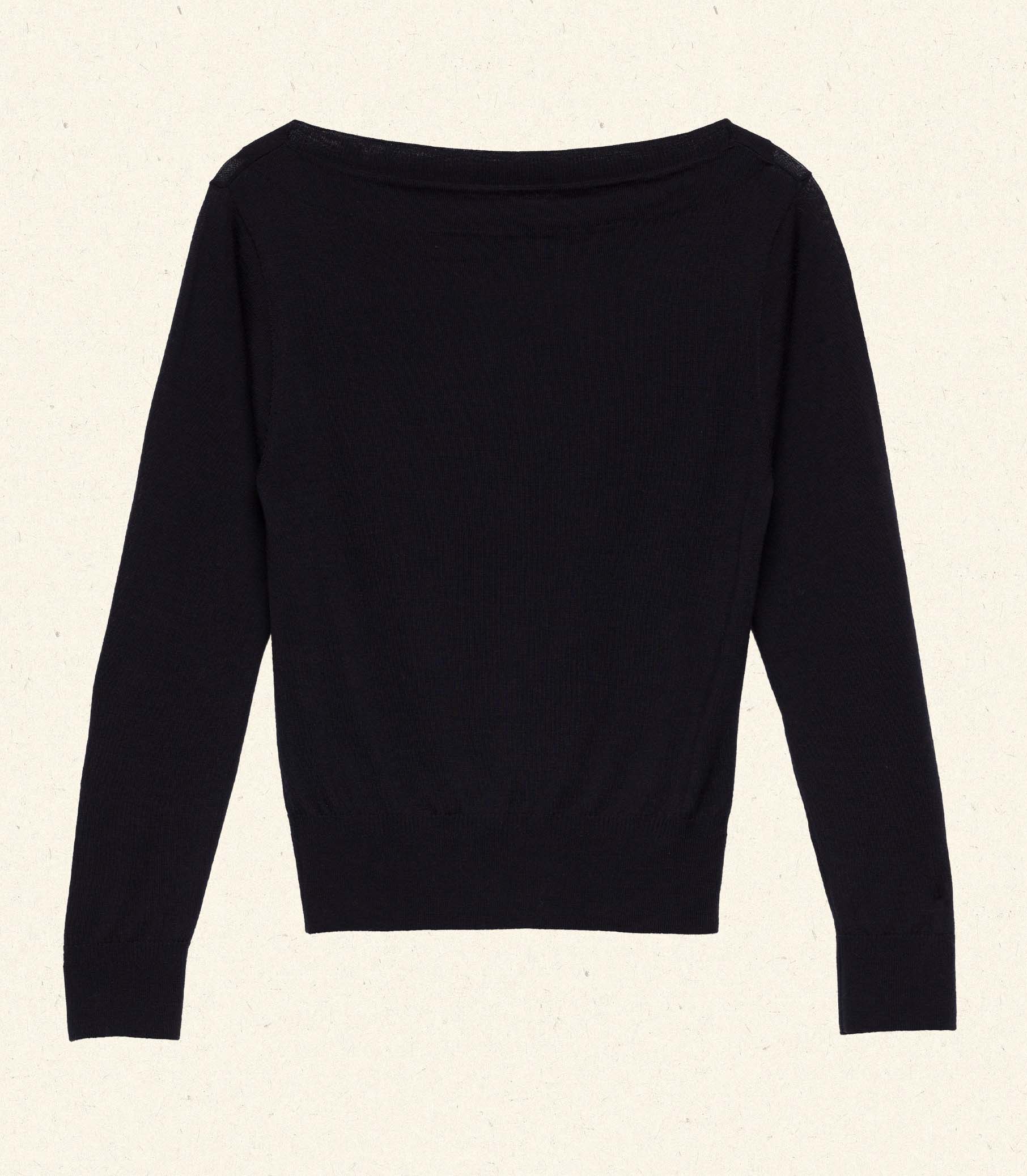 SILVIA SWEATER -- DEEP NAVY view 6