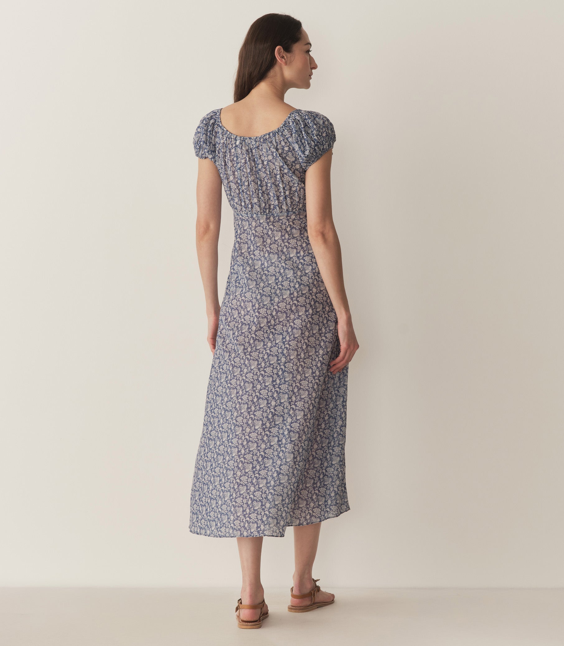 HMD -- SOFIA DRESS -- BLUE PORCELAIN TEA FLORAL view 5
