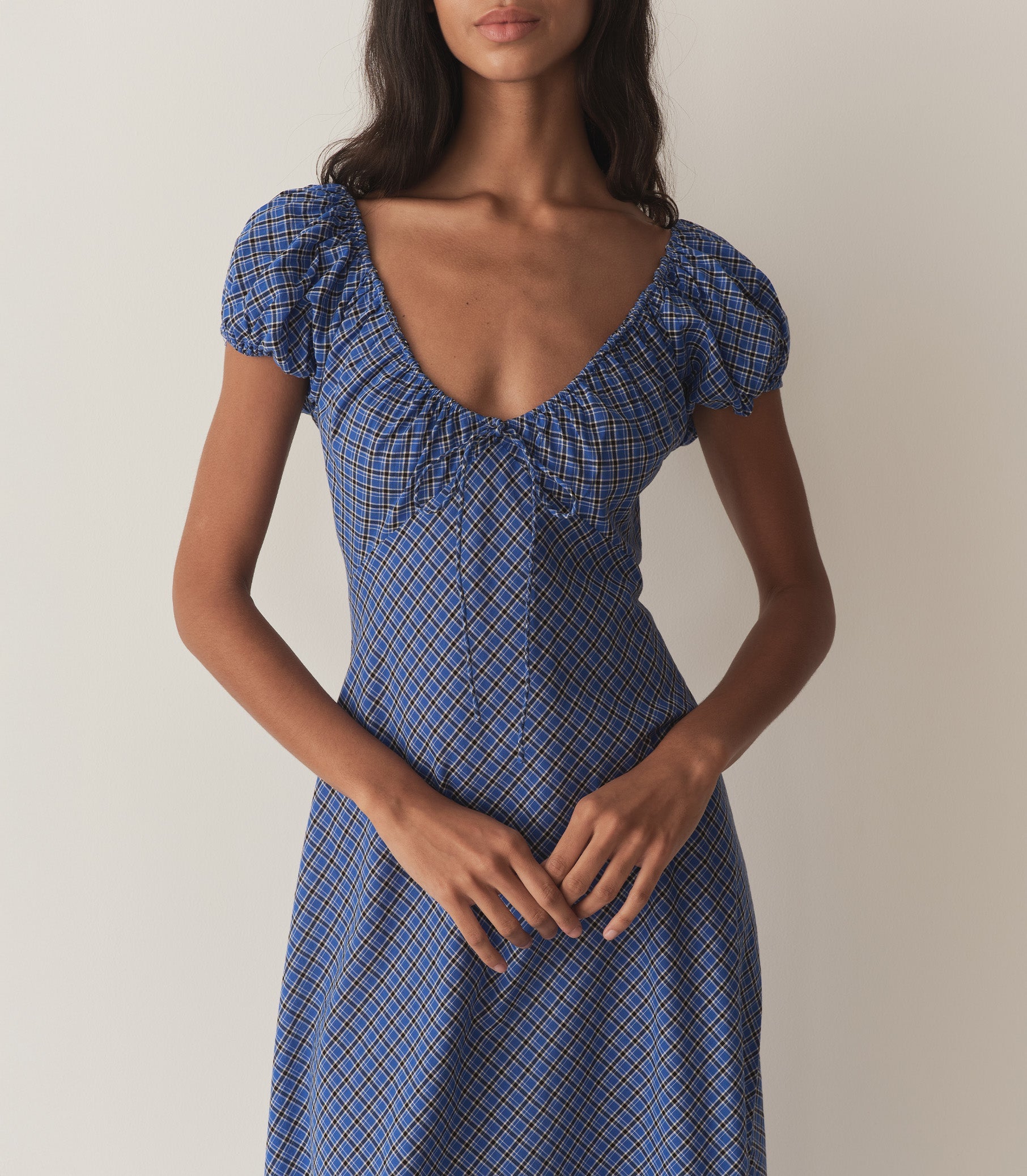 HMD -- SOFIA DRESS -- CASSIS CHECK view 2
