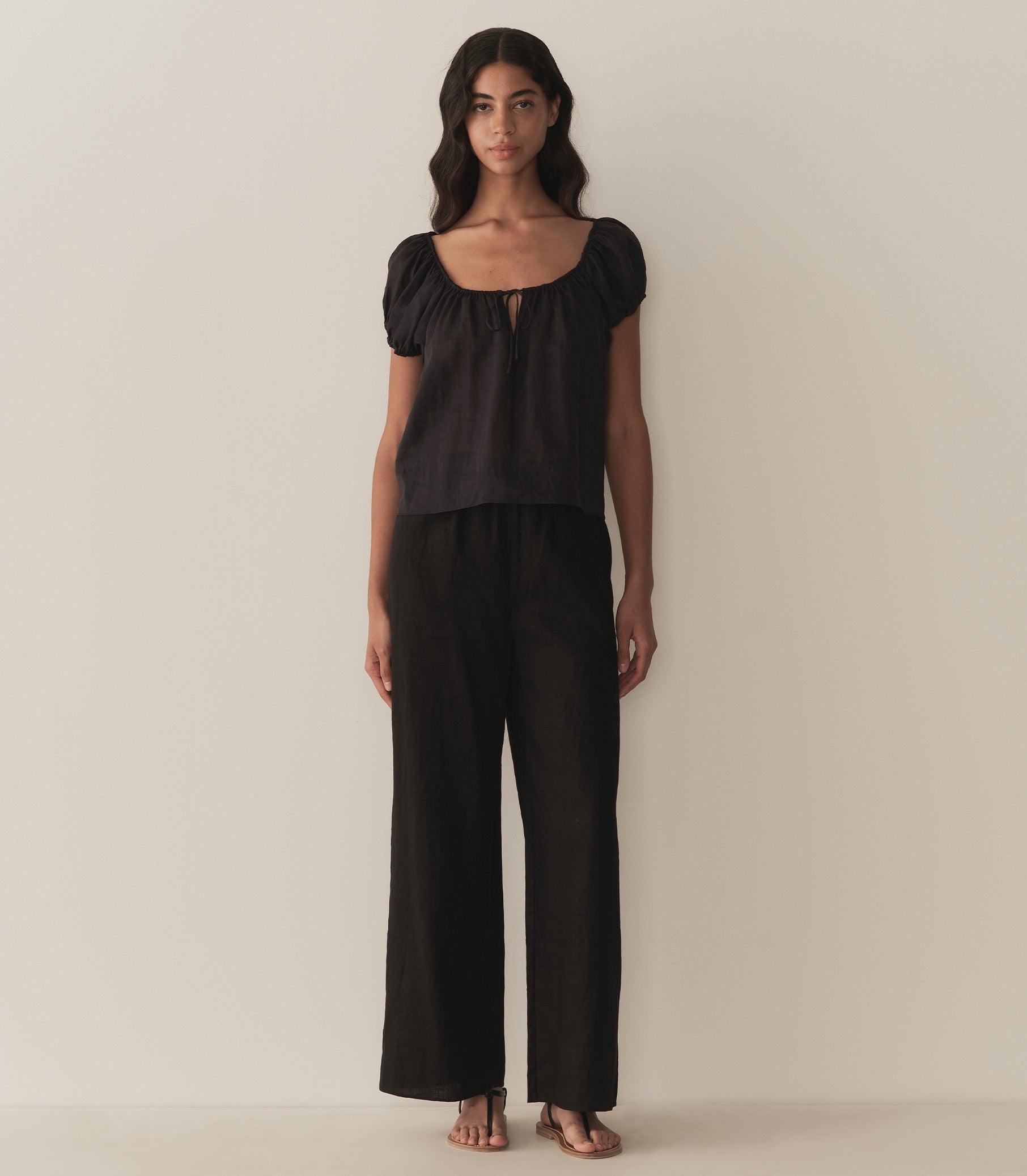 SOLINA TOP -- BLACK view 3