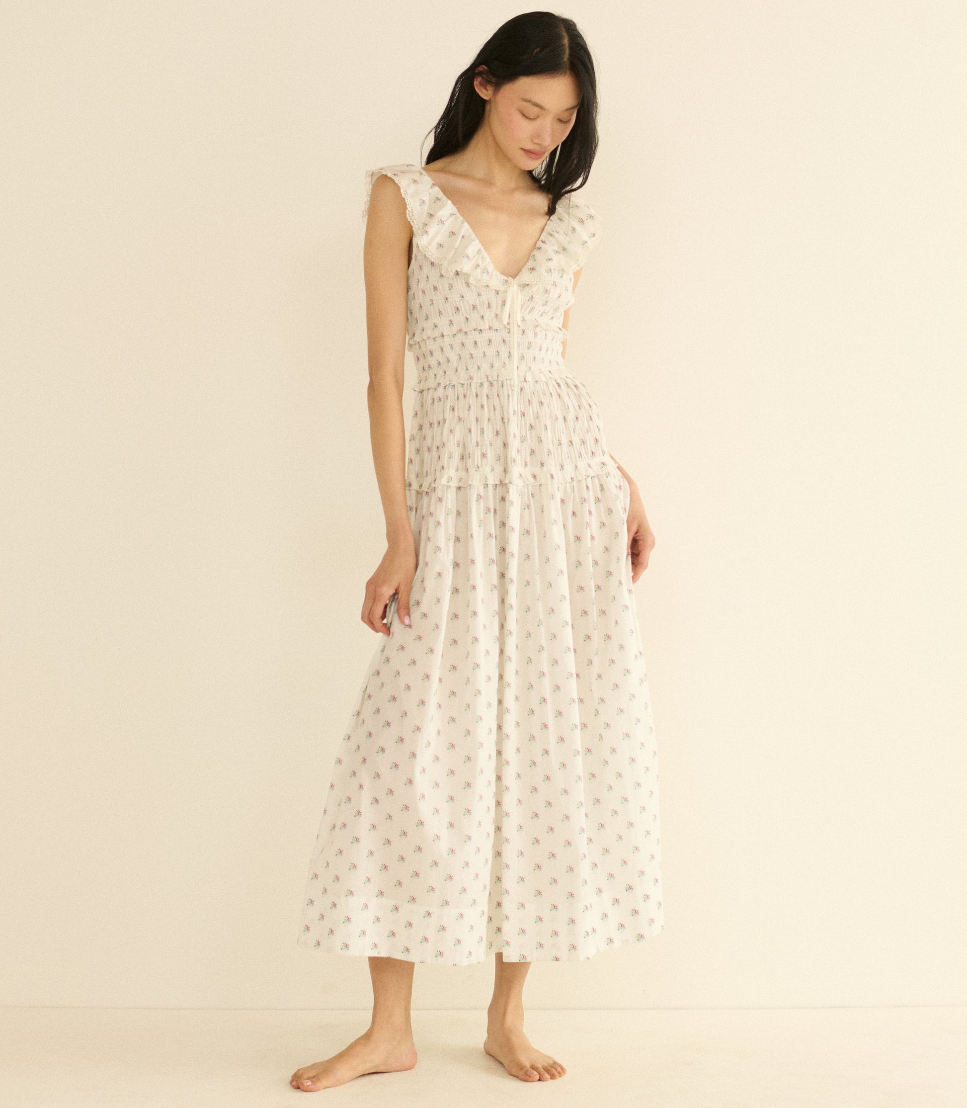 SORINA DRESS -- PETIT POSY CALICO view 2
