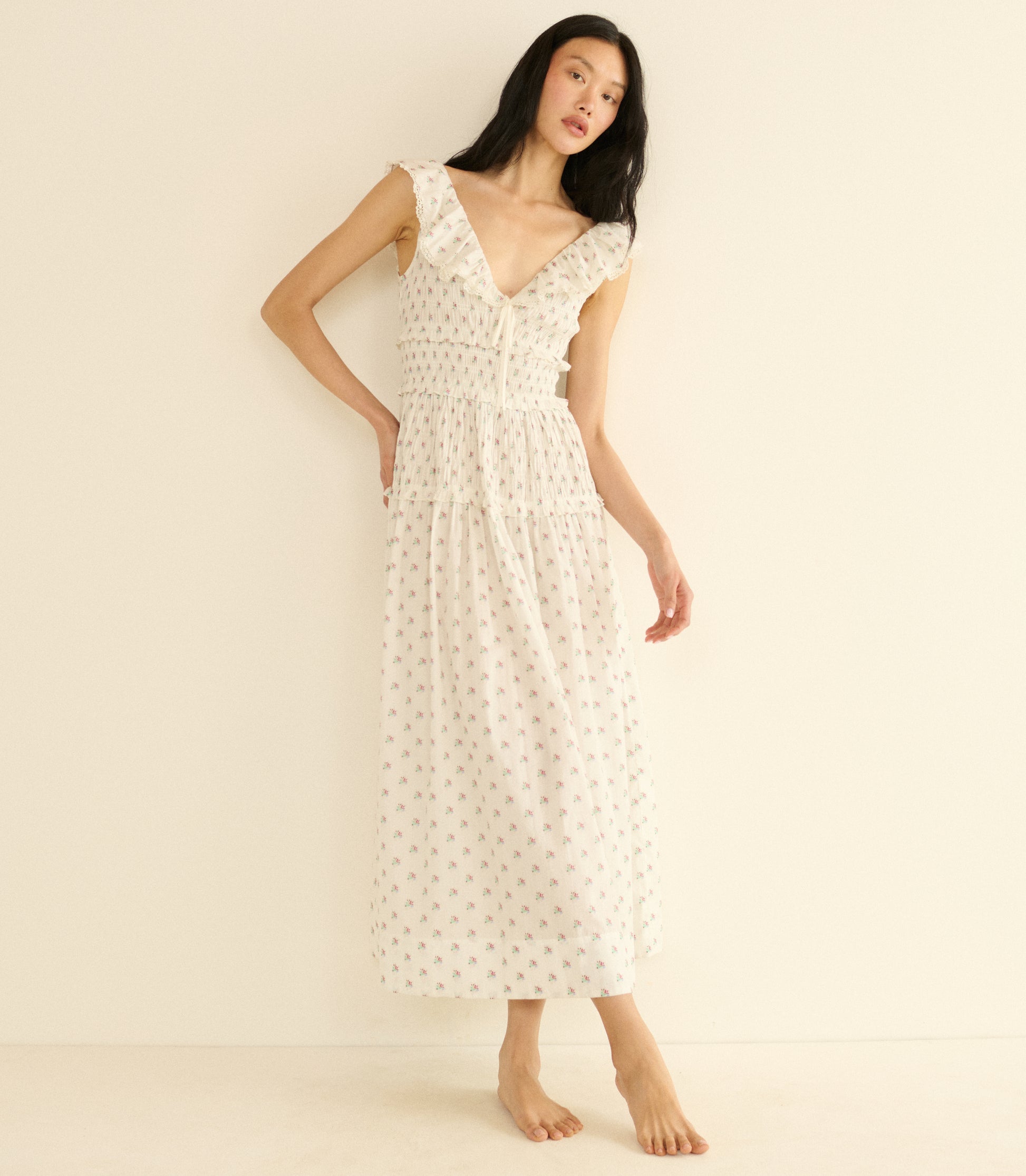 SORINA DRESS -- PETIT POSY CALICO view 3
