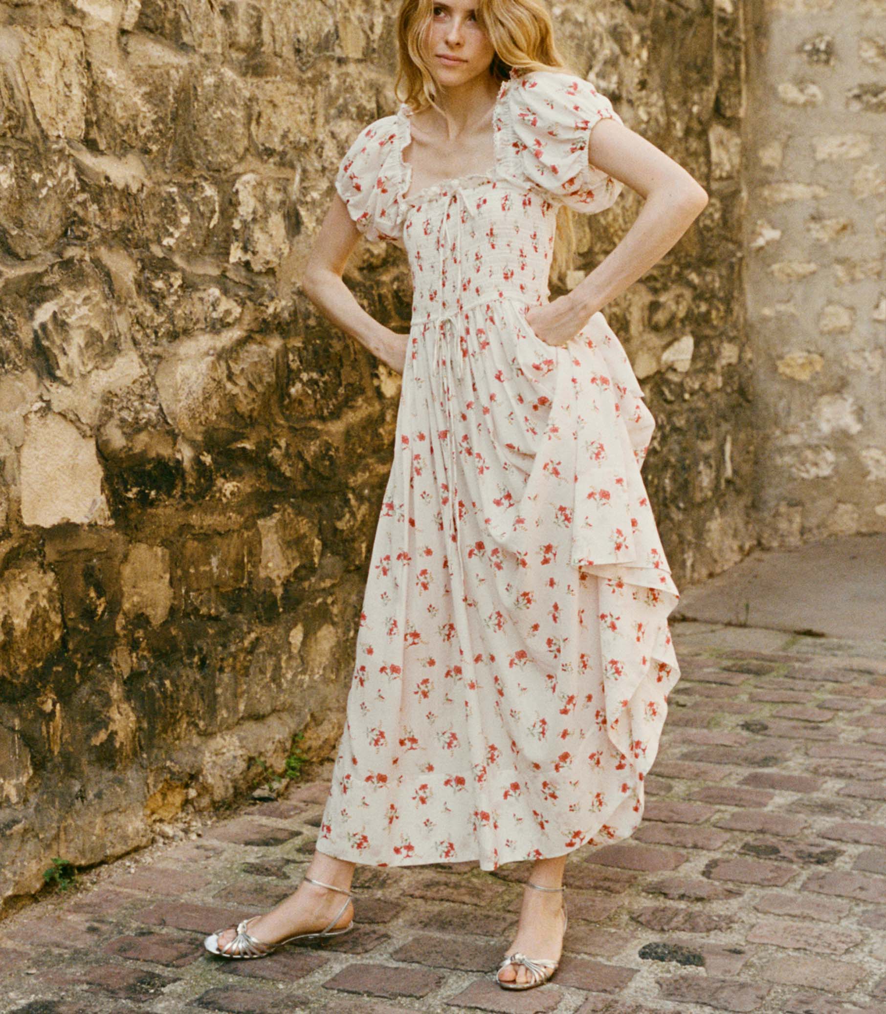 HMD -- STANZA DRESS -- SWEET ABELIA view 2
