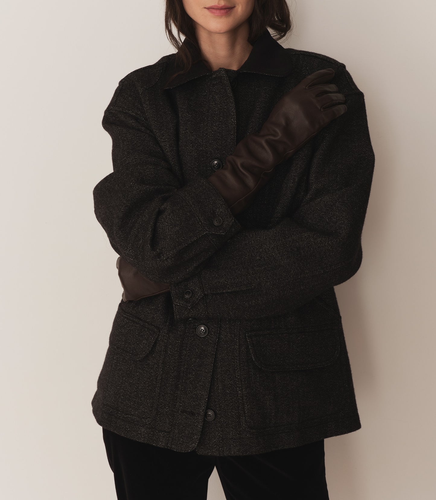 STINE GLOVES -- ESPRESSO LEATHER