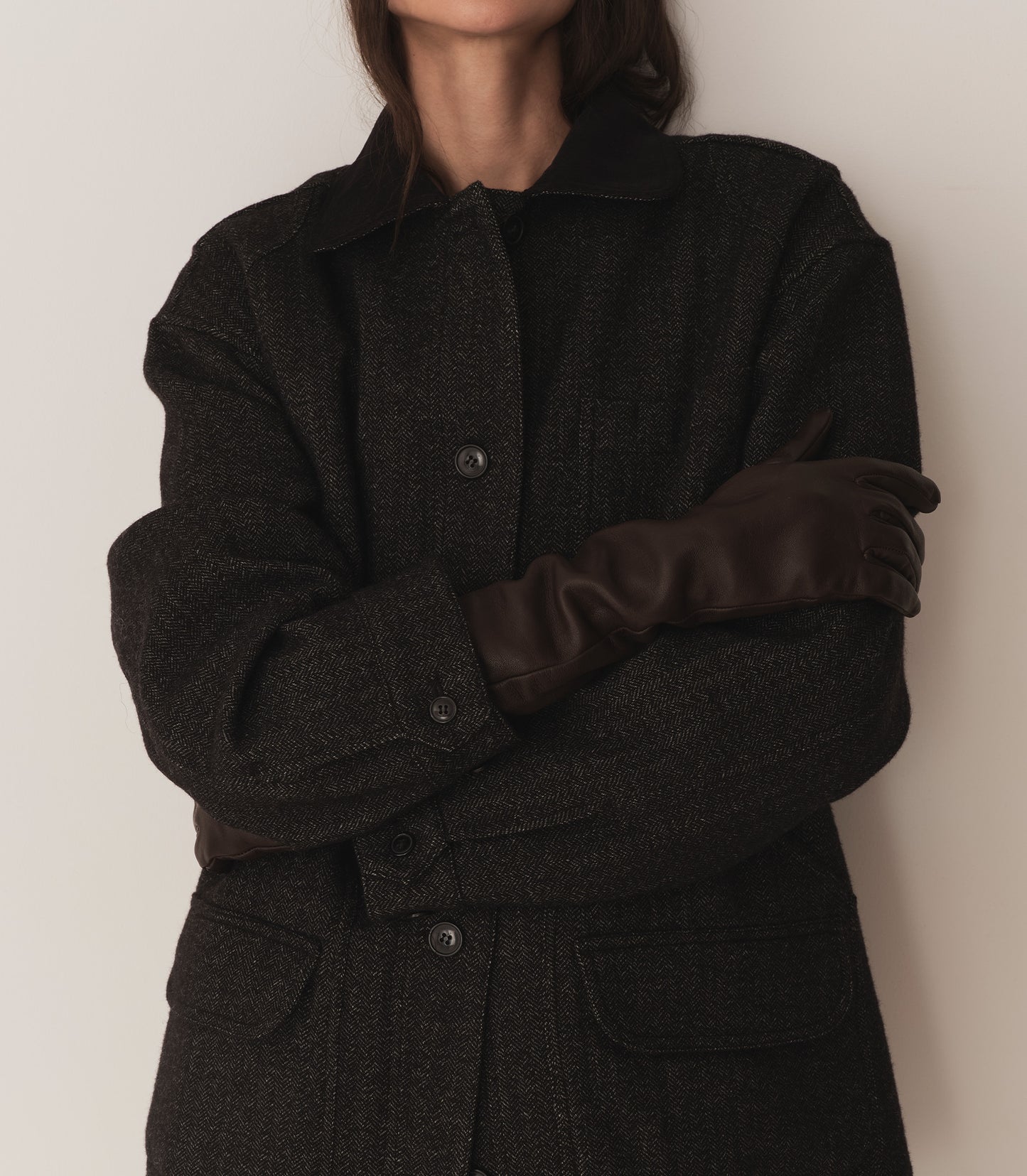 STINE GLOVES -- ESPRESSO LEATHER