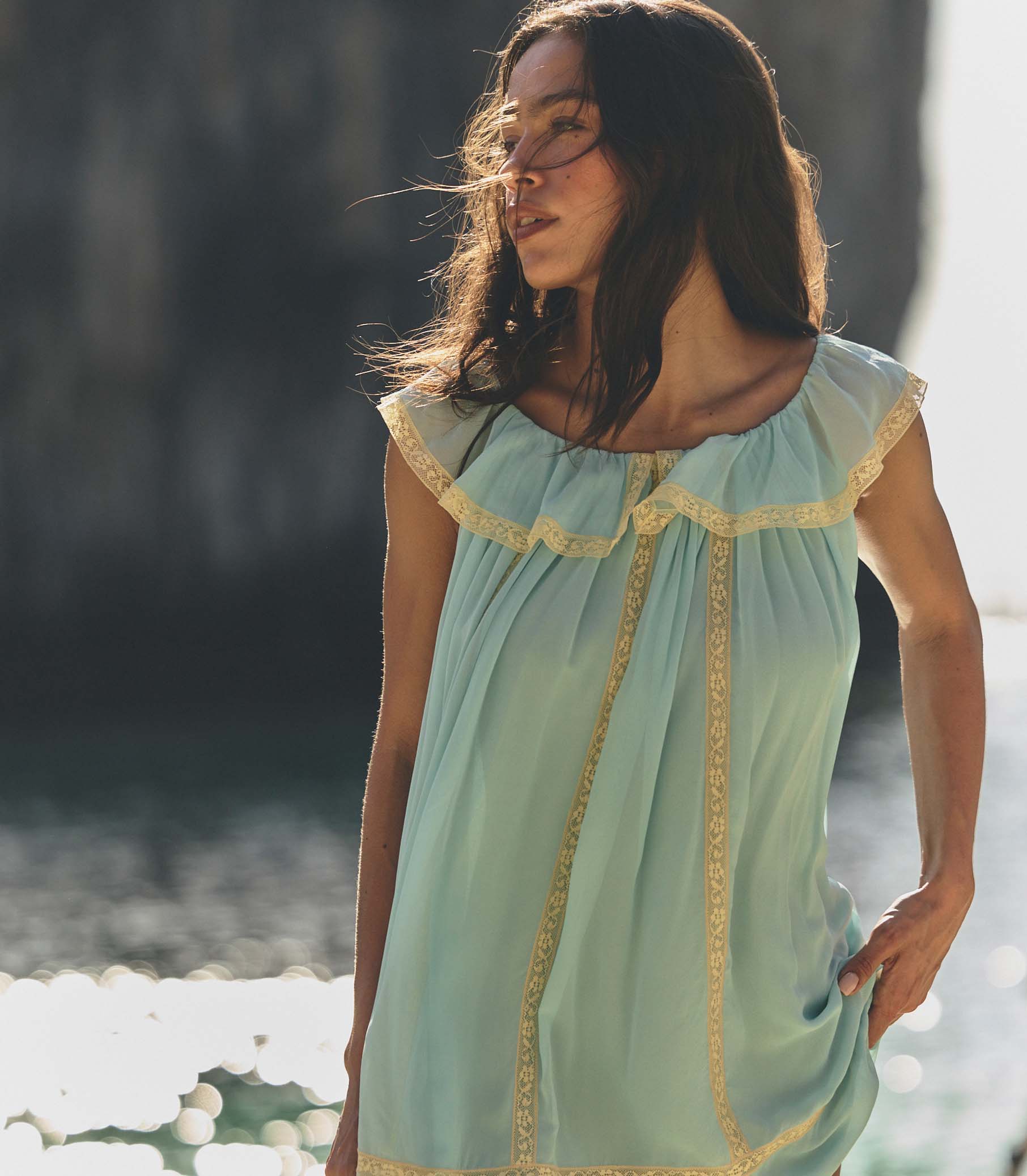 SUZETTE DRESS -- PALE WISTERIA view 4
