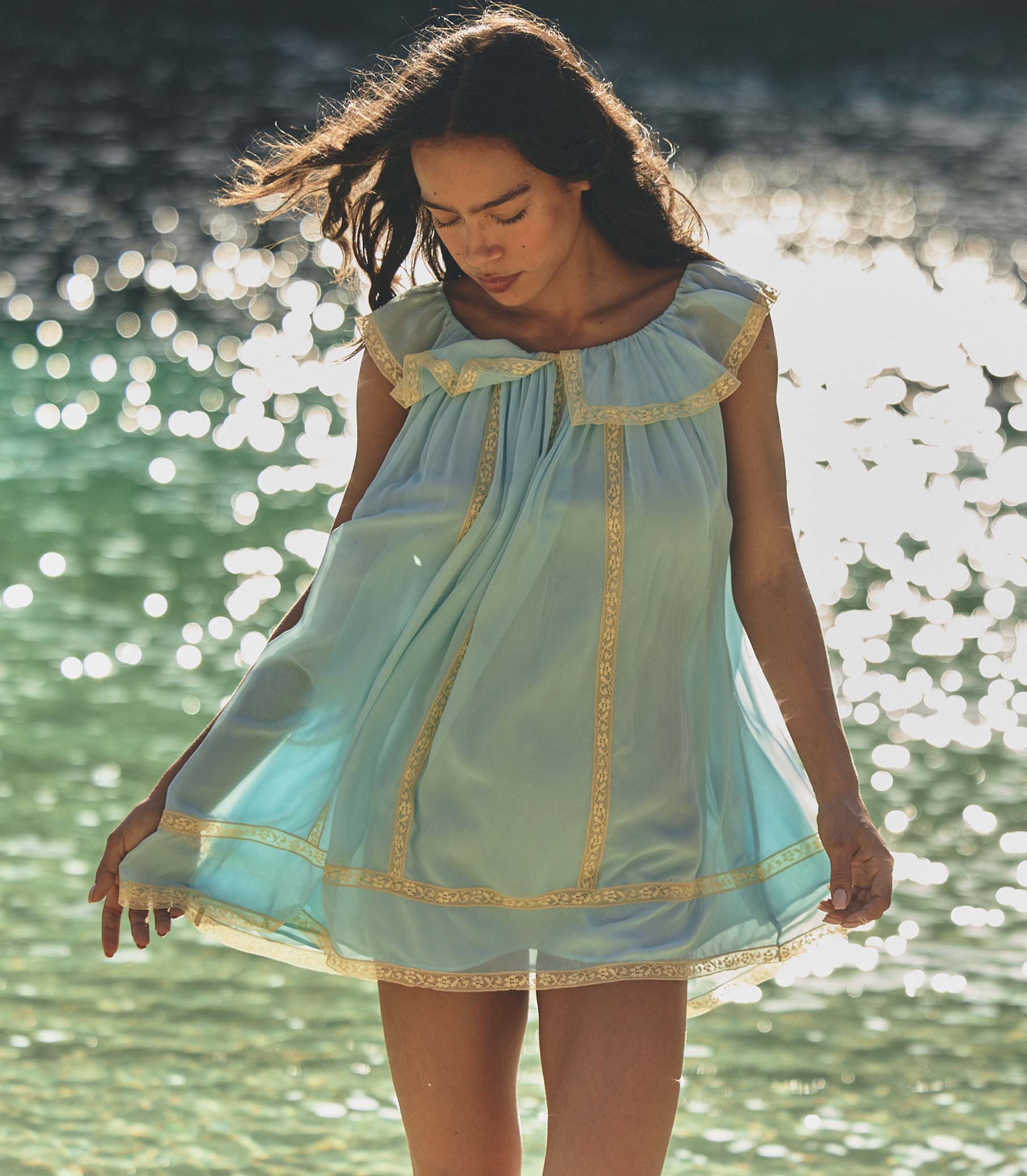 SUZETTE DRESS -- PALE WISTERIA view 5
