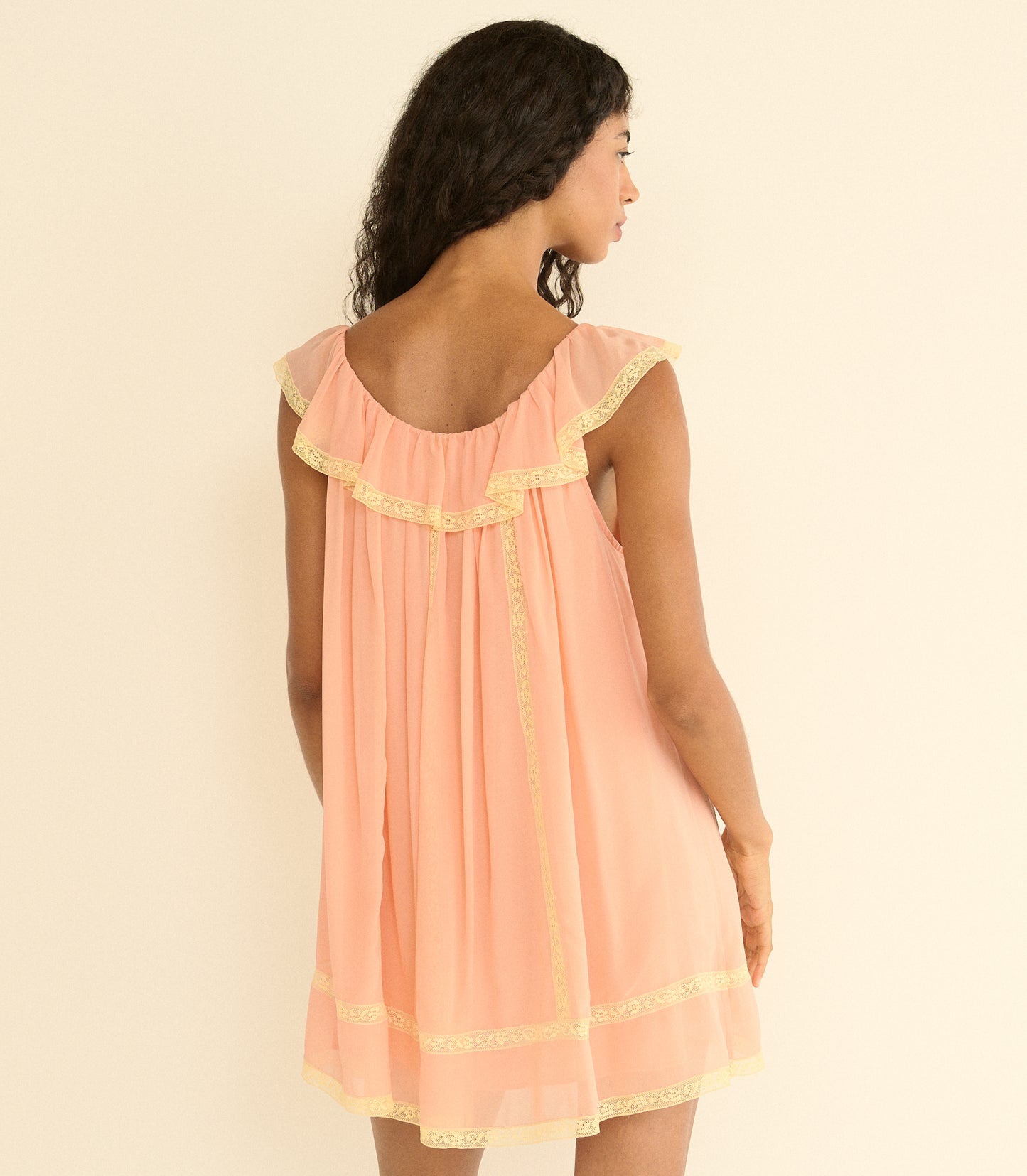 SUZETTE DRESS -- BOUDOIR PINK
