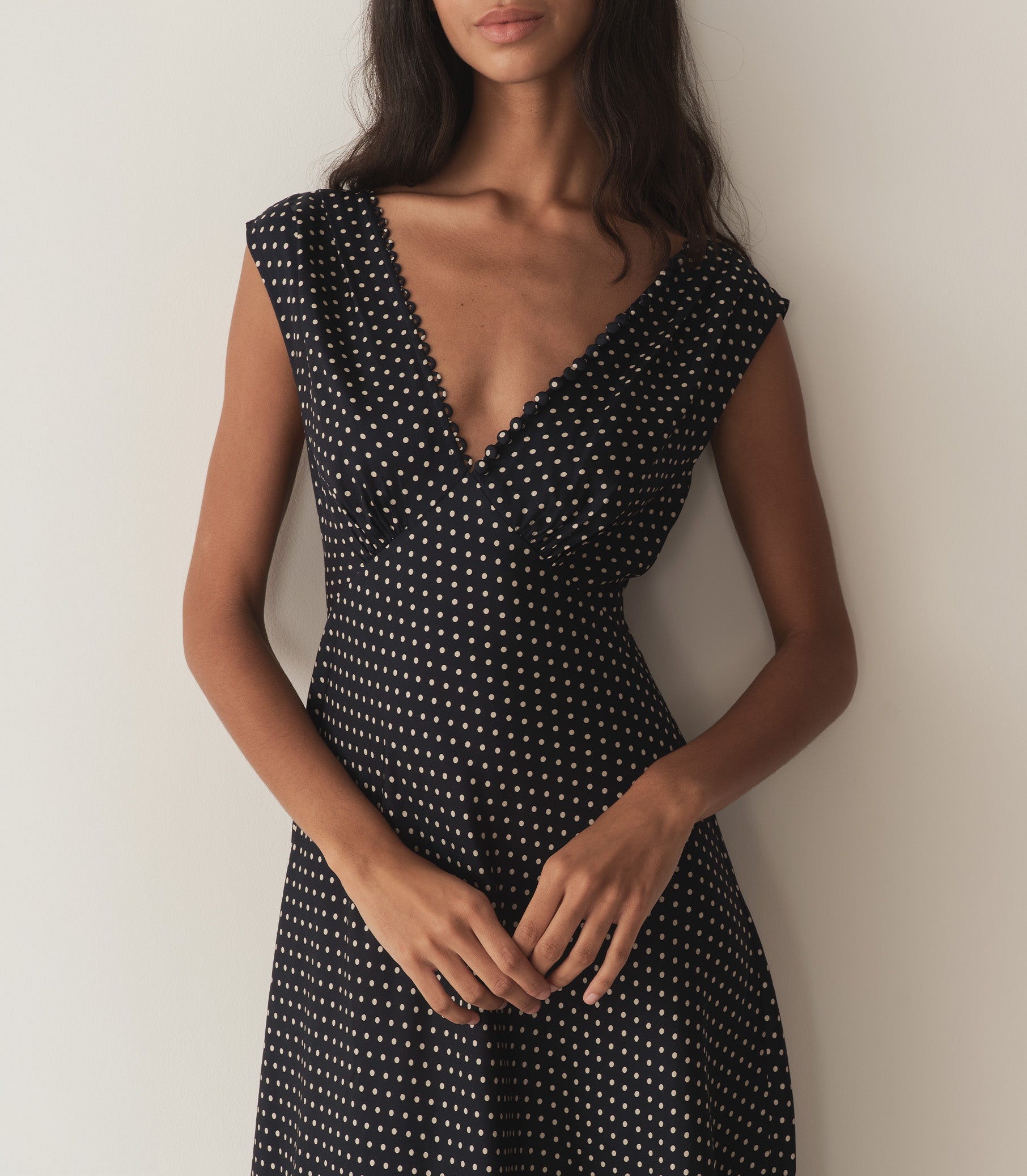 TAHLIA DRESS -- HEPBURN DOT view 2