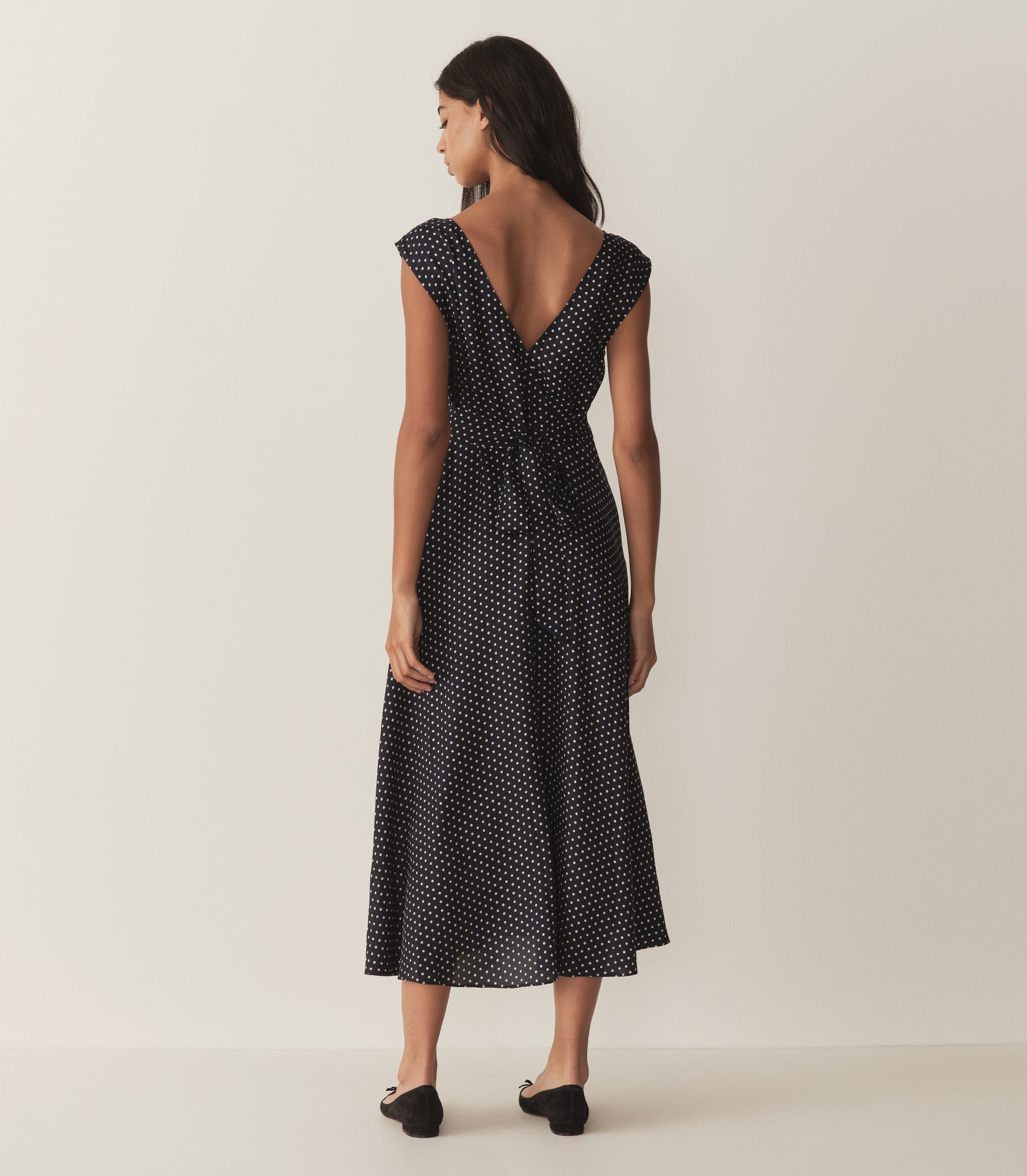 TAHLIA DRESS -- HEPBURN DOT view 5