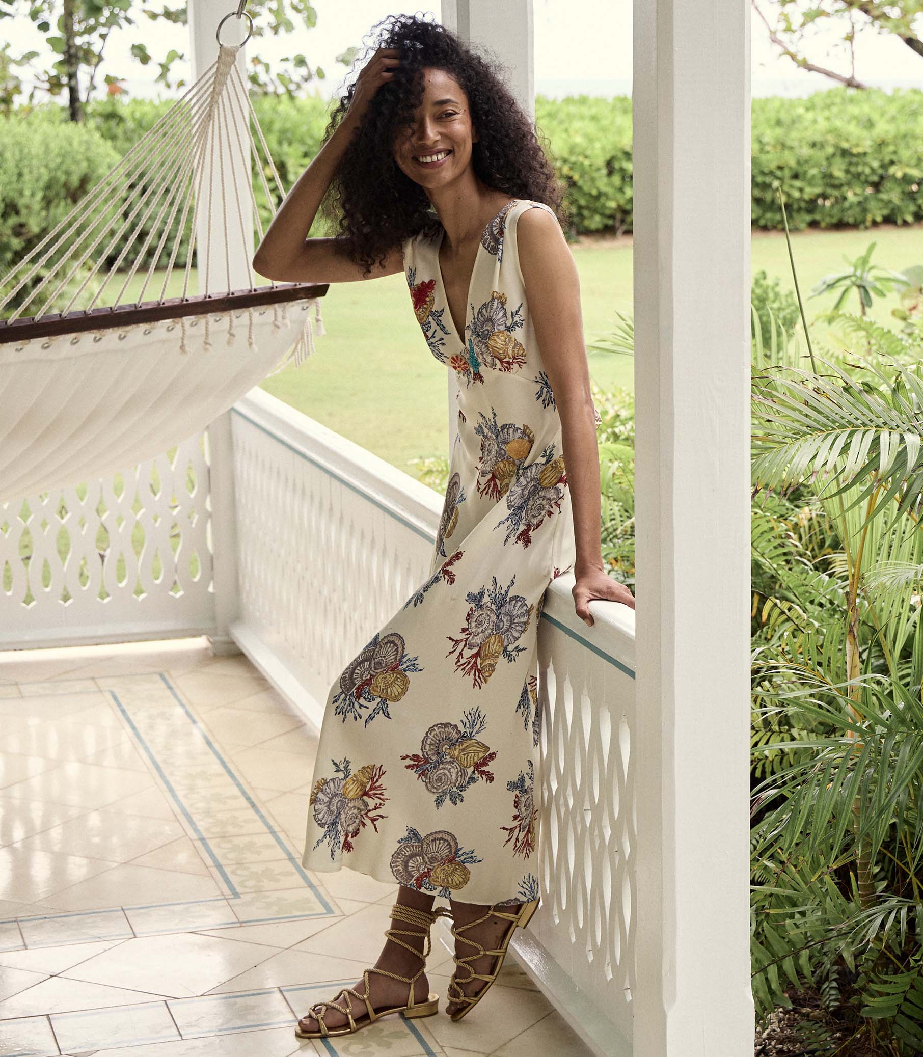 HMD -- TATIANA DRESS -- MER BOTANIQUE view 5
