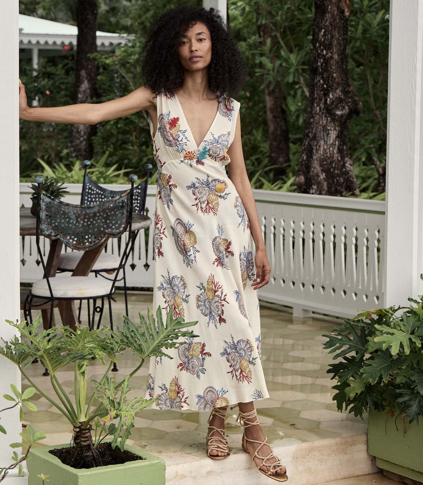 HMD -- TATIANA DRESS -- MER BOTANIQUE