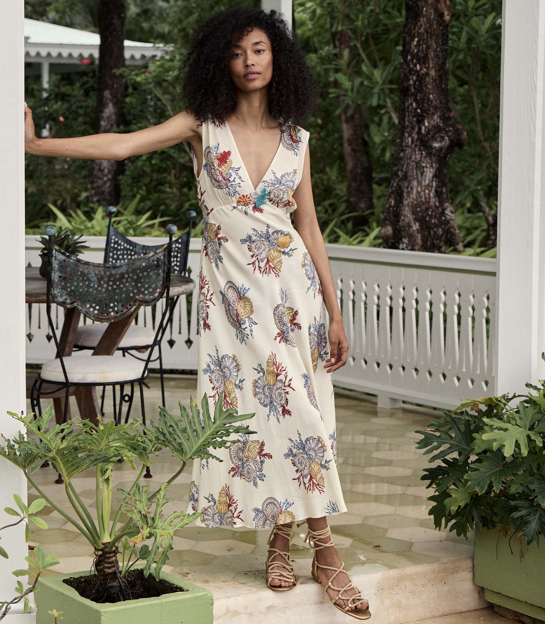 HMD -- TATIANA DRESS -- MER BOTANIQUE view 1
