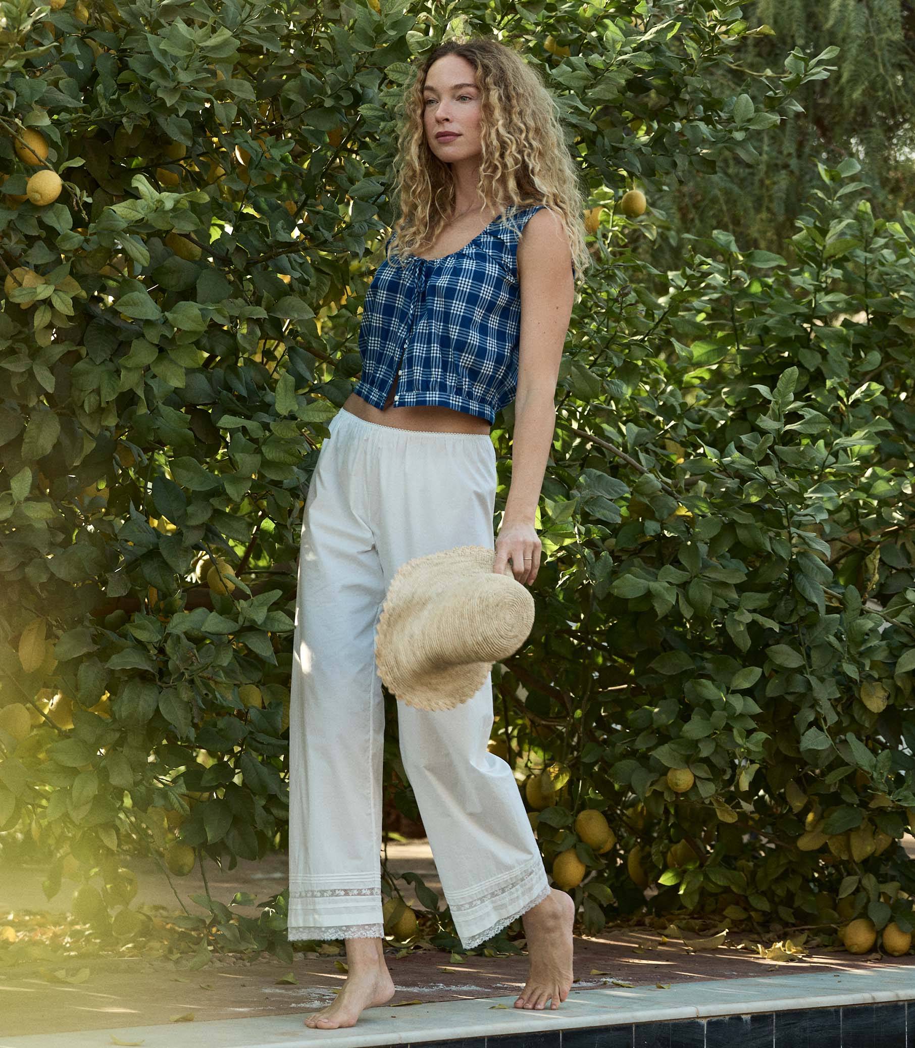 Theo Top - Dorset Plaid | DÔEN