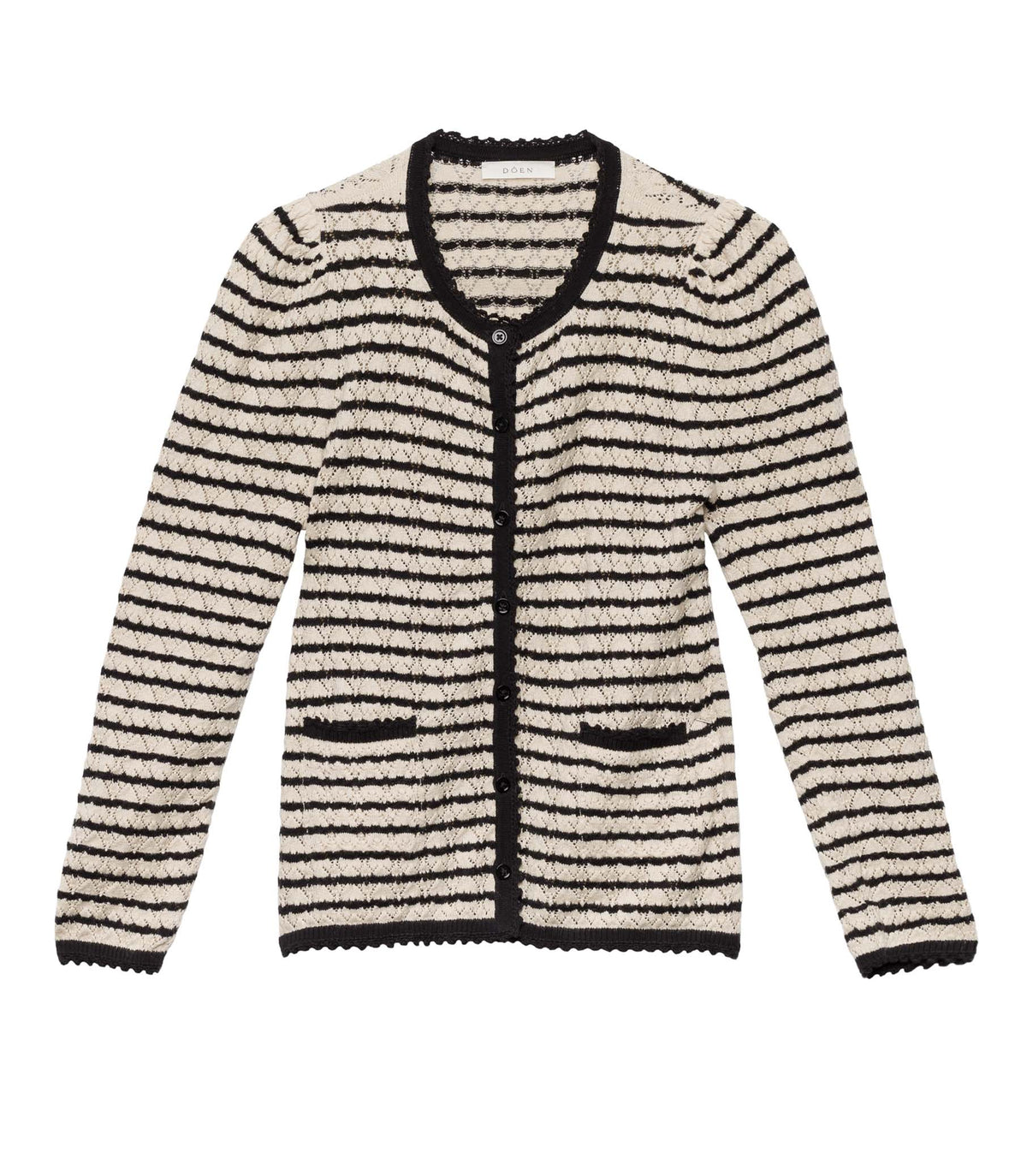 HMD -- THERESE CARDIGAN -- ALLAIRE STRIPE view 4
