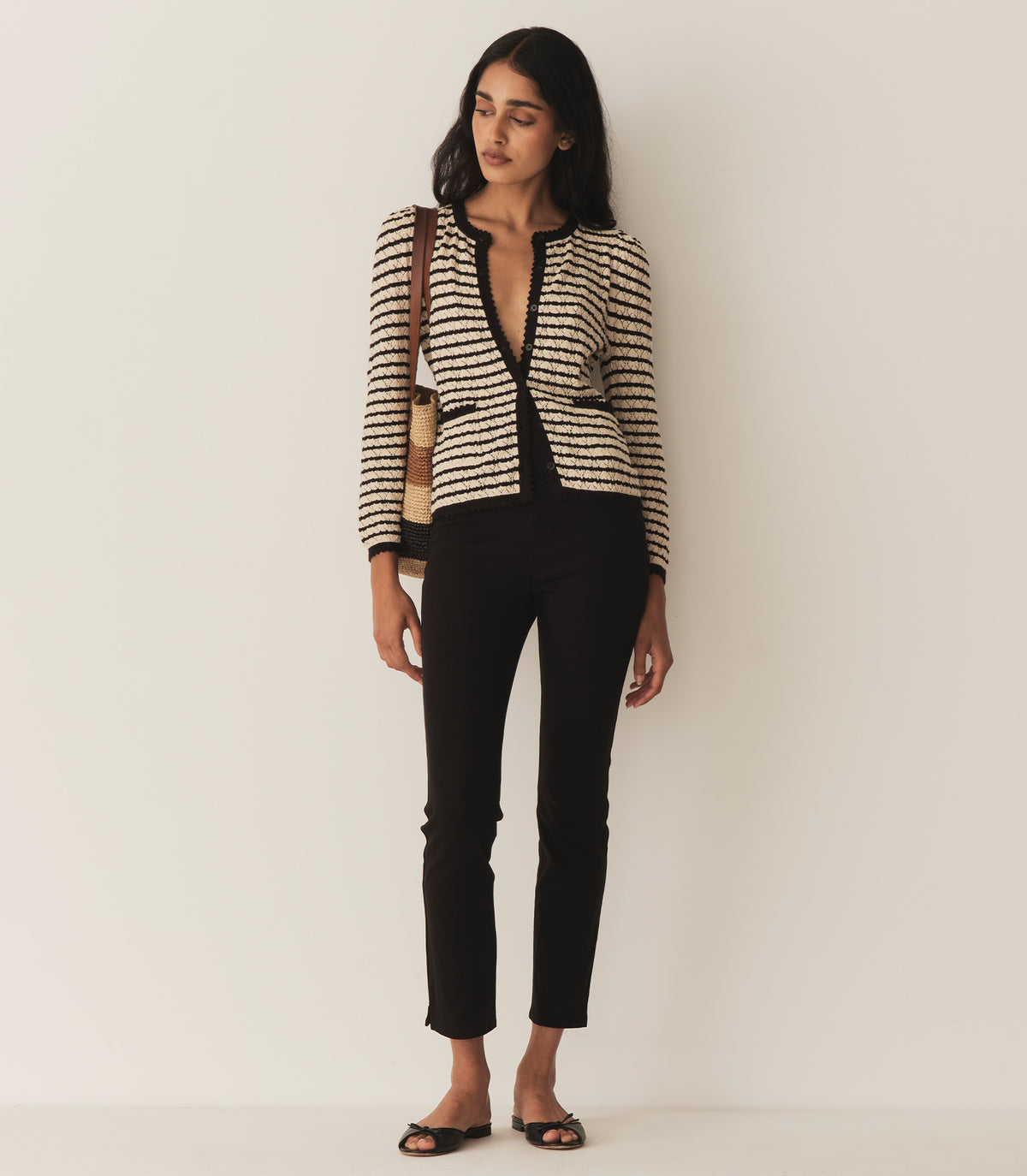 HMD -- THERESE CARDIGAN -- ALLAIRE STRIPE