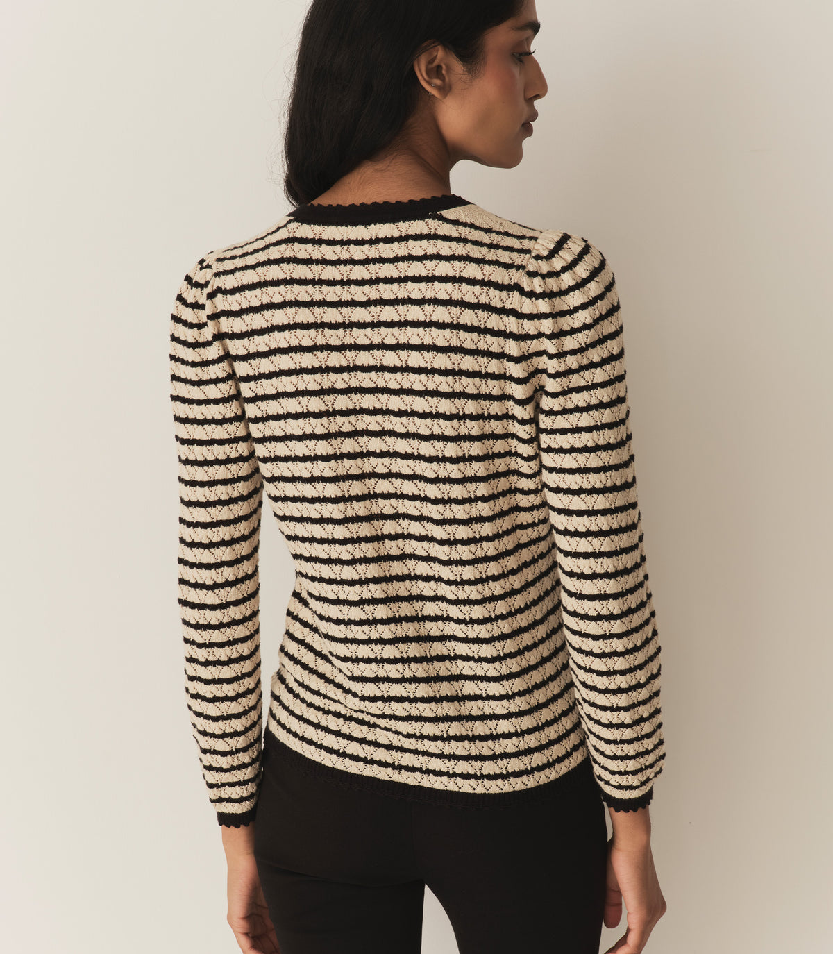 HMD -- THERESE CARDIGAN -- ALLAIRE STRIPE