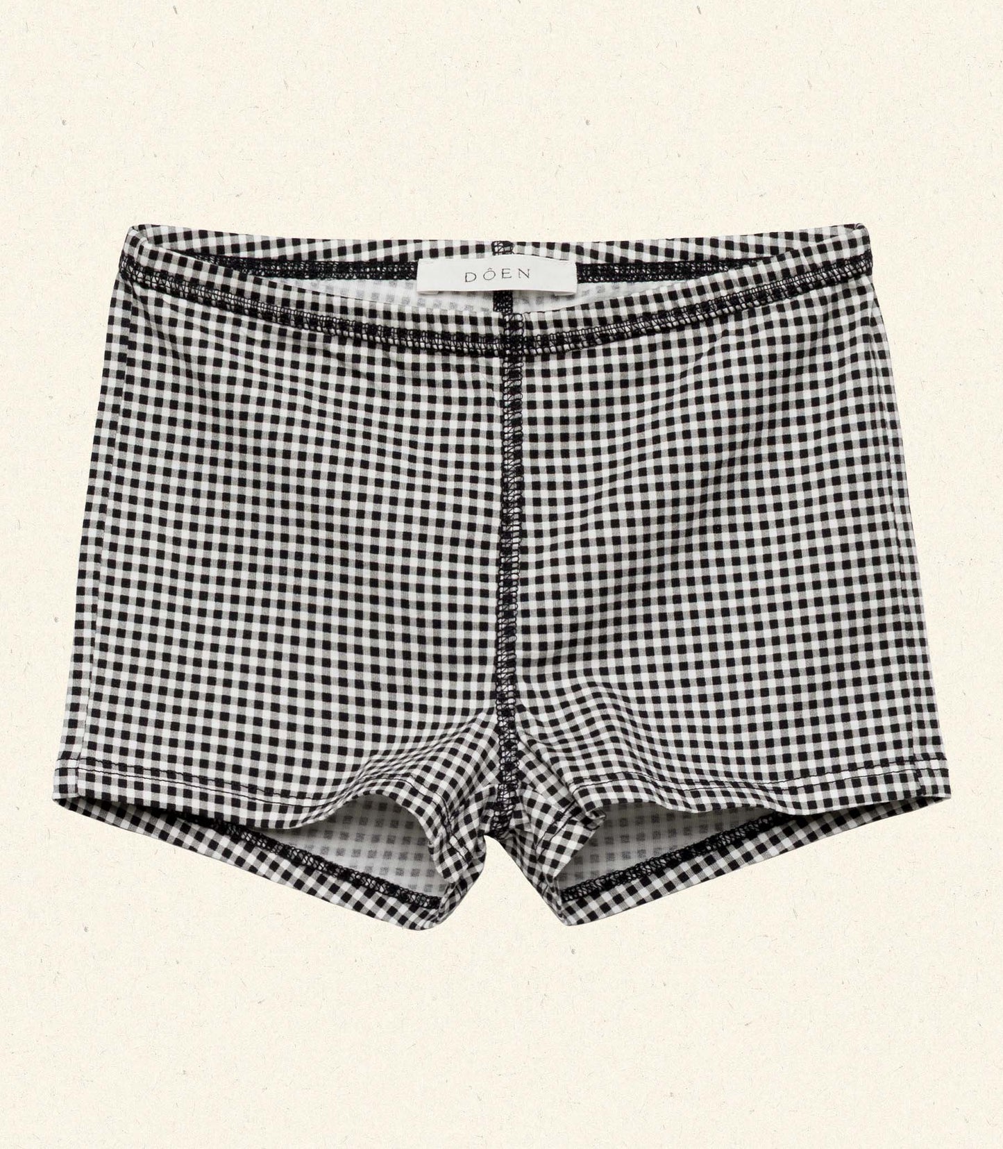 TOMMIE SHORT -- NOIR LA MADDALENA GINGHAM