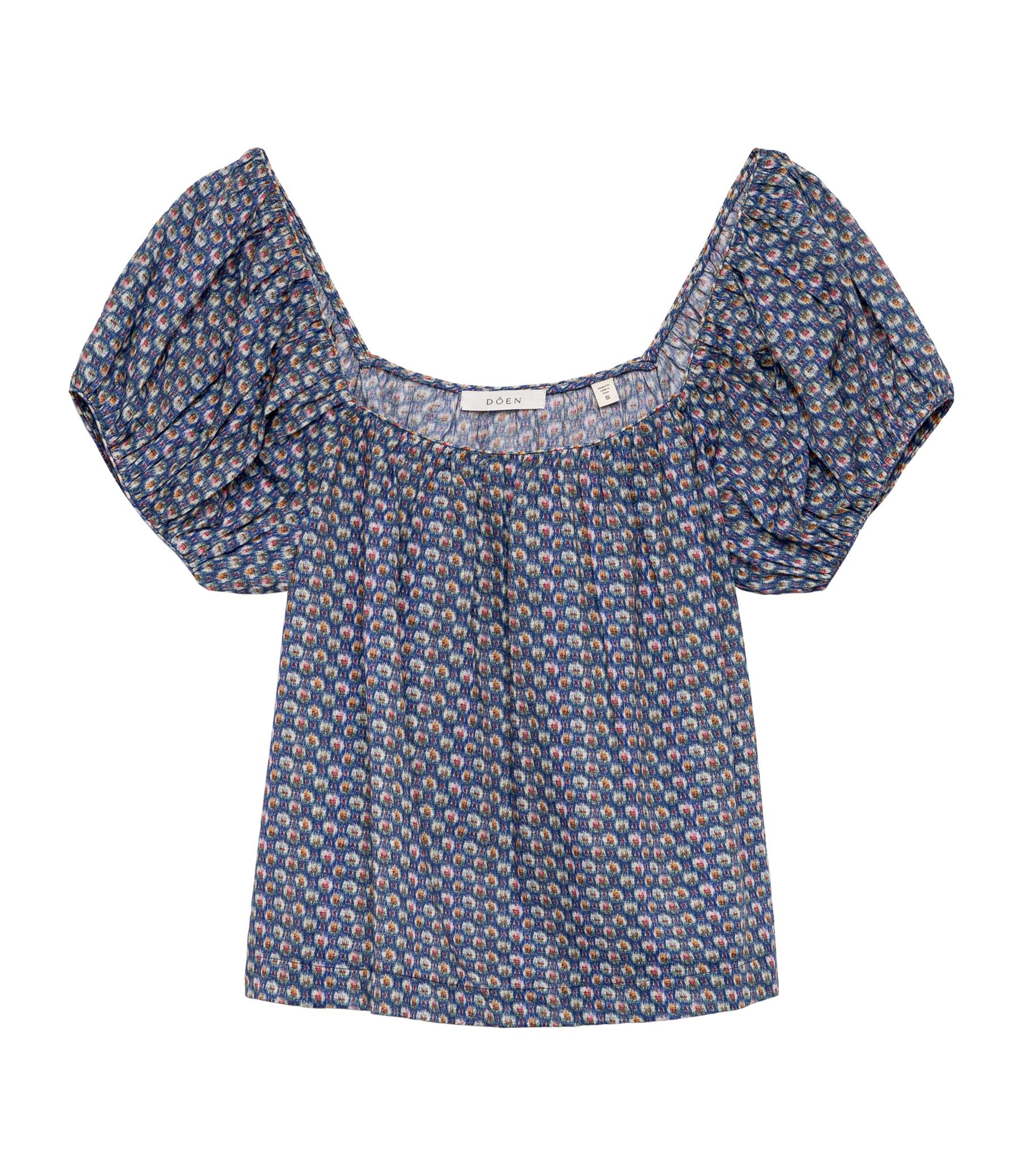 TONYA TOP -- DAHLIA IKAT view 5