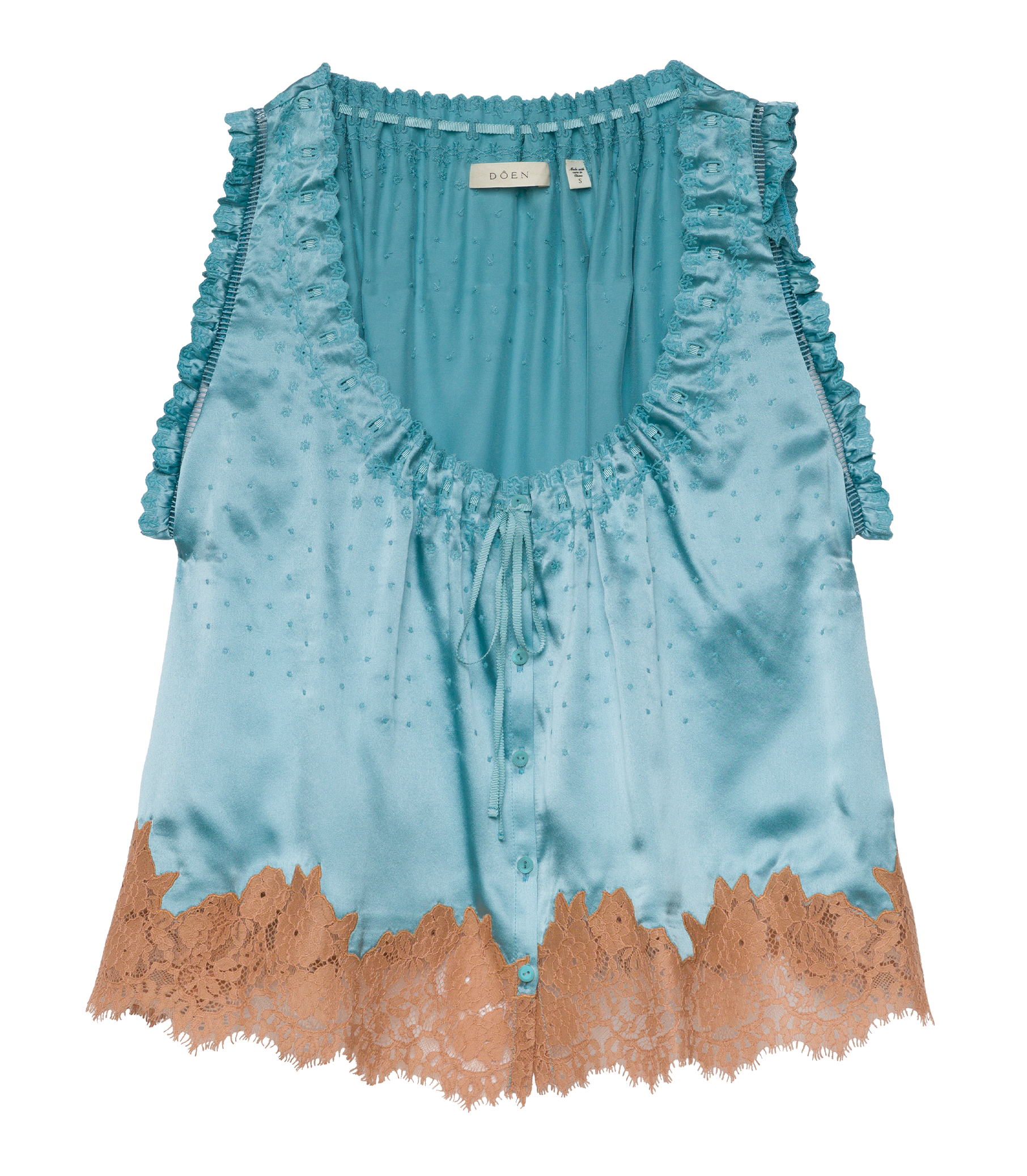 TOULOUSE TOP -- DEEP AQUAMARINE view 5
