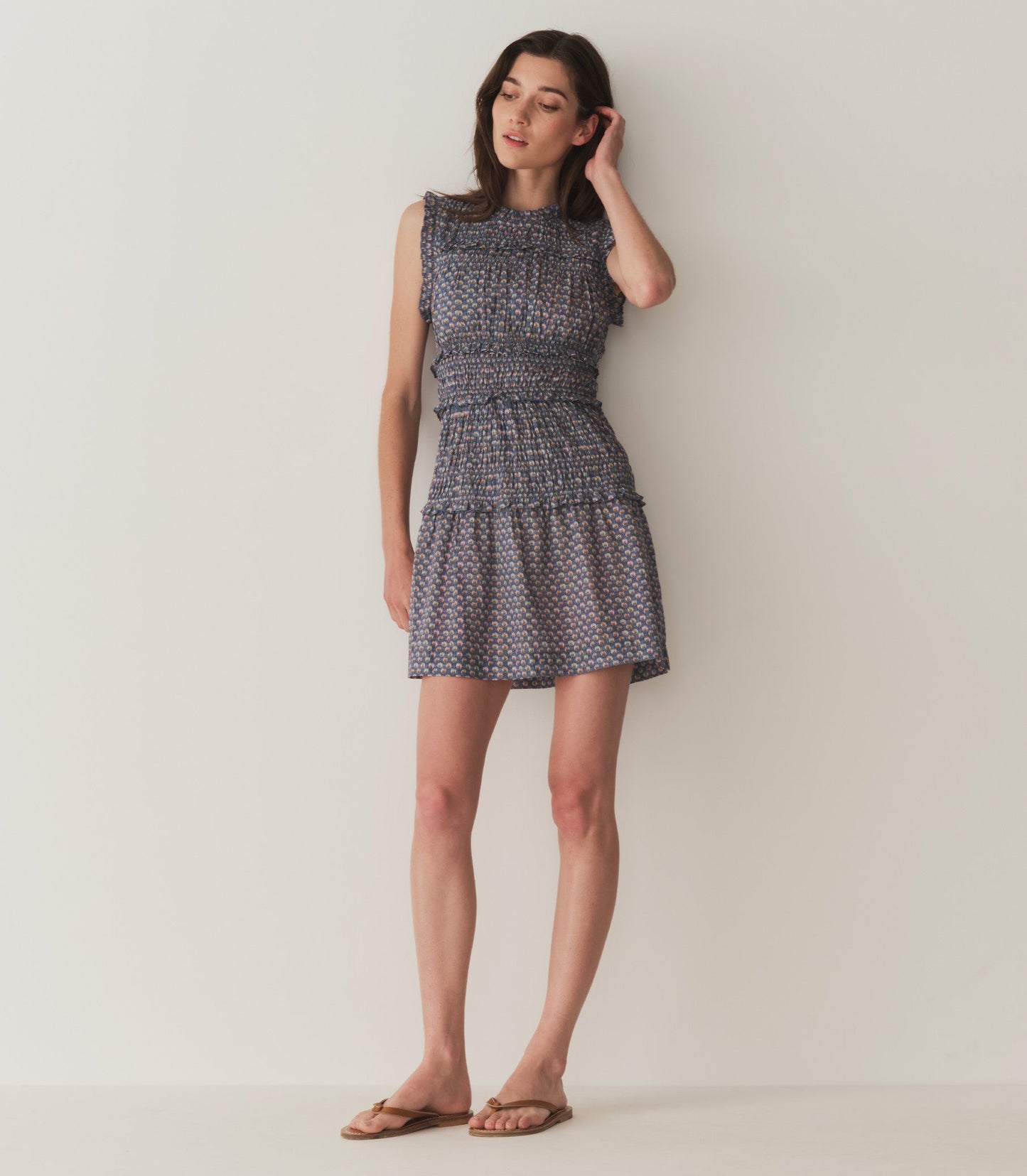 HMD -- TRACIE DRESS -- DAHLIA IKAT