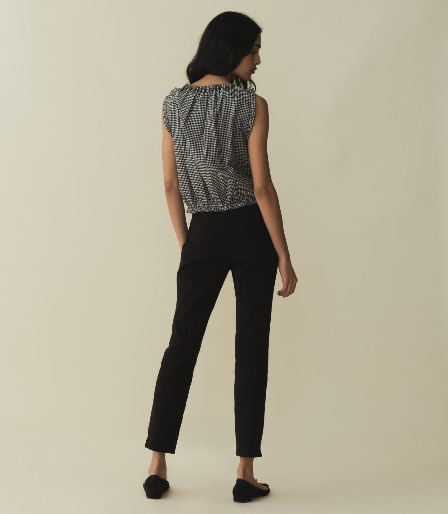 HMD -- TRAVELER TOP -- LA MADDALENA GINGHAM