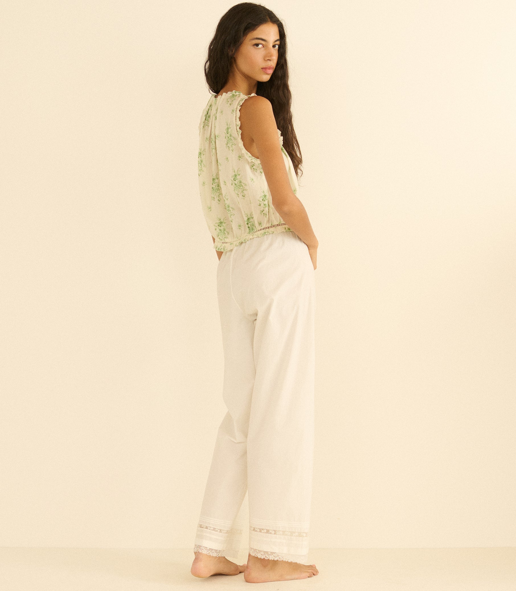 TRAVELER TOP -- VERT PETIT BOUQUET DE CHAMONIX view 4
