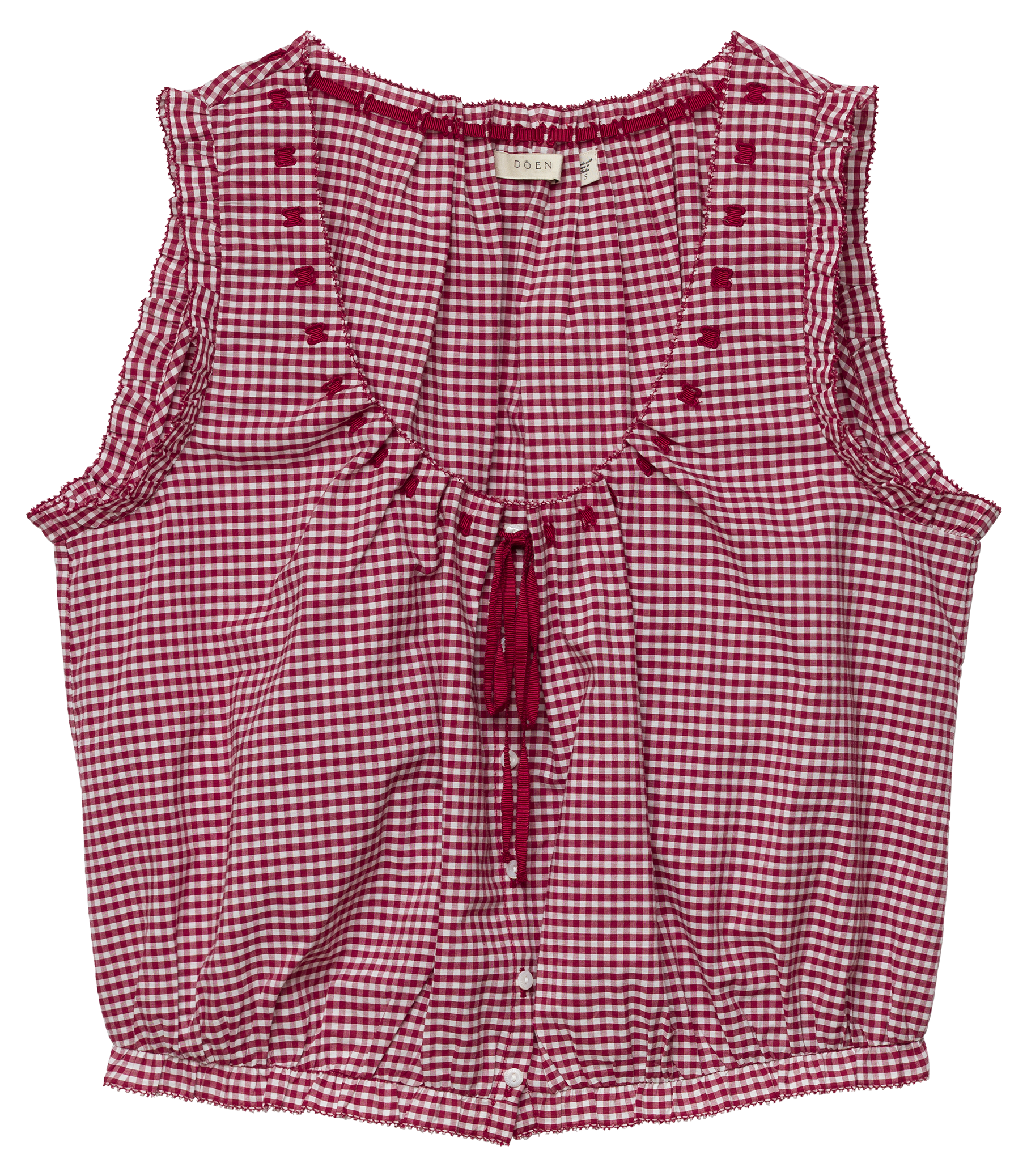 TRAVELER TOP -- MULBERRY LA MADDALENA GINGHAM view 9
