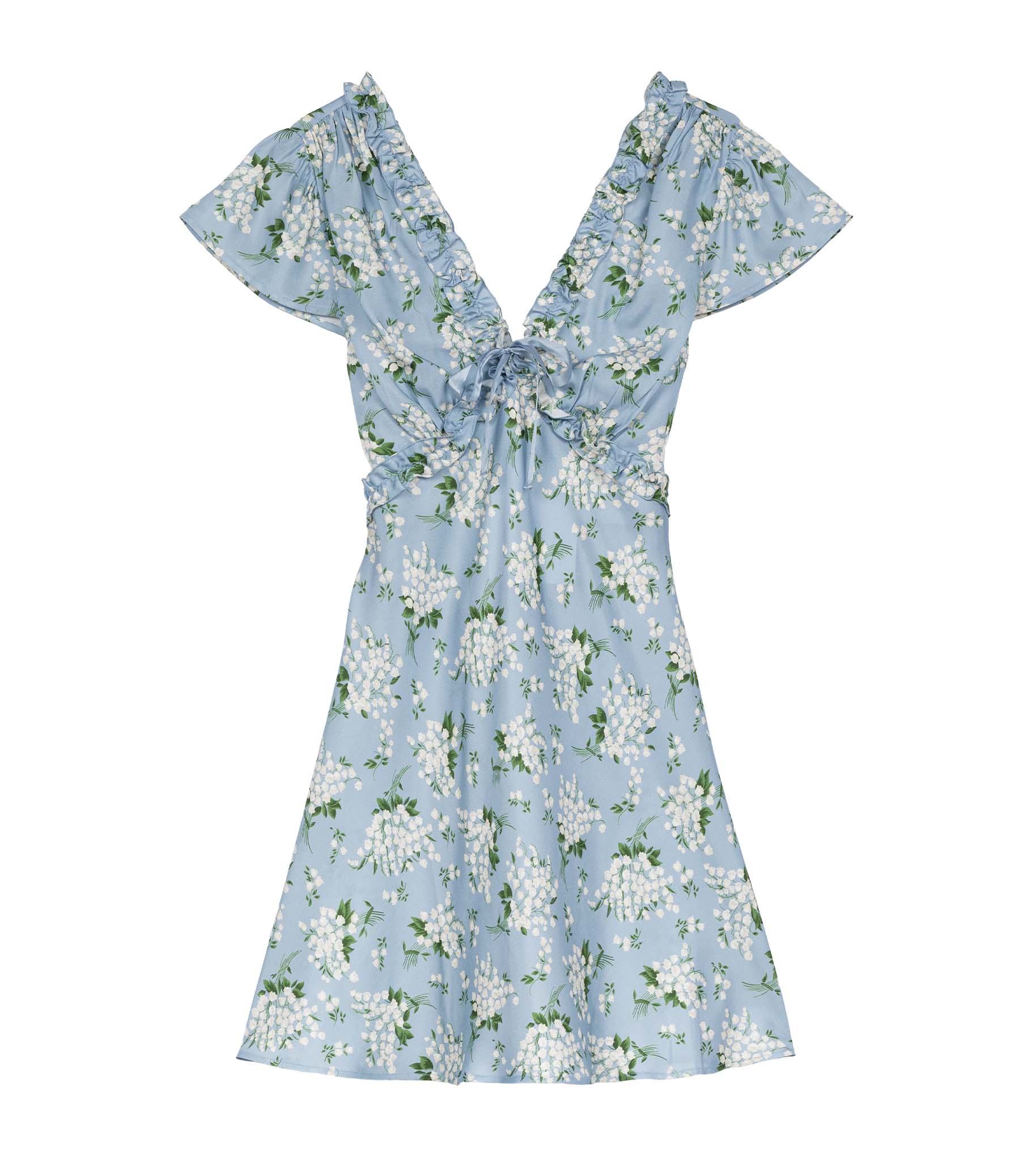 TAYLA DRESS -- SKY MAY BELL FLORAL view 5